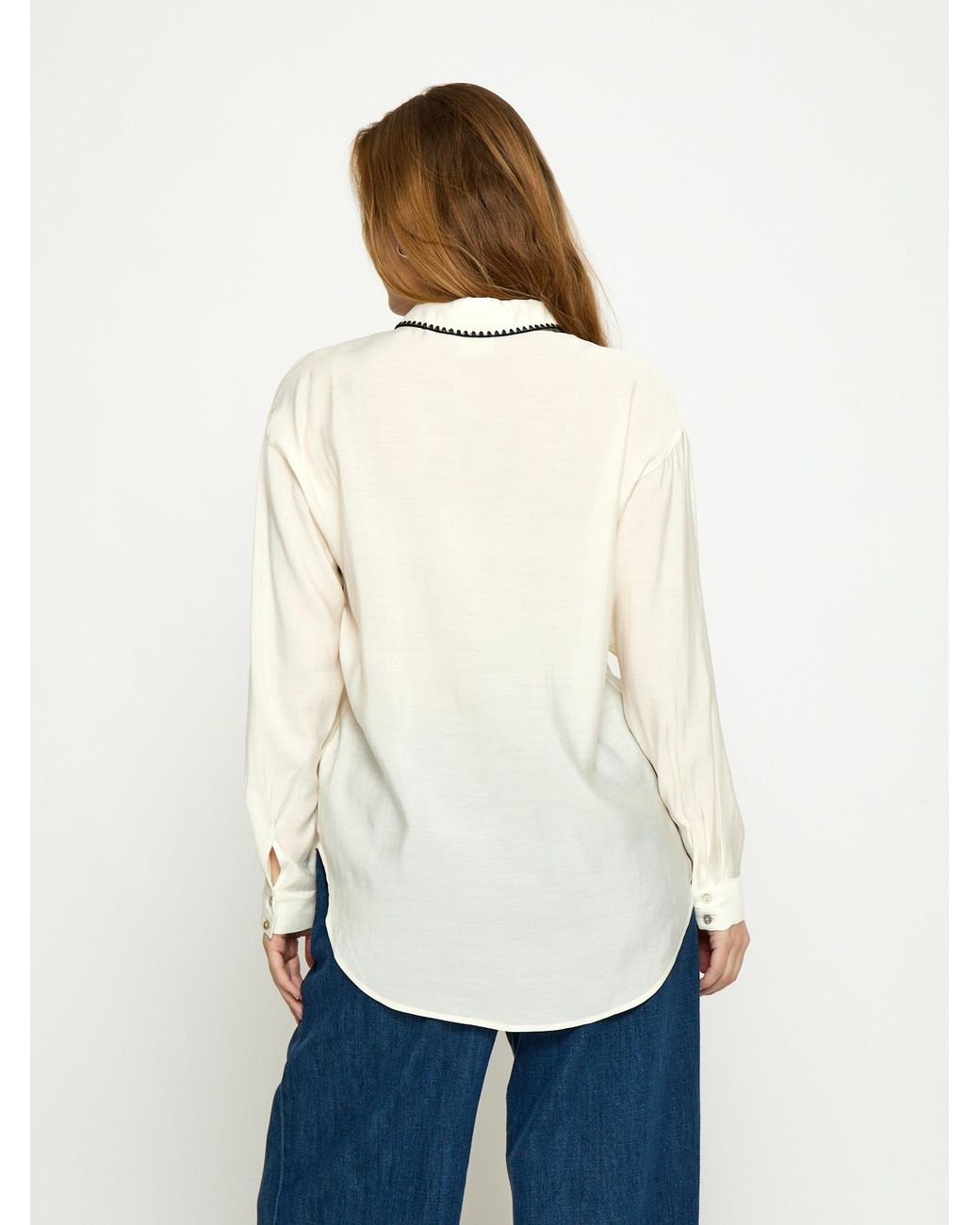 Peppercorn White Shirt Monara