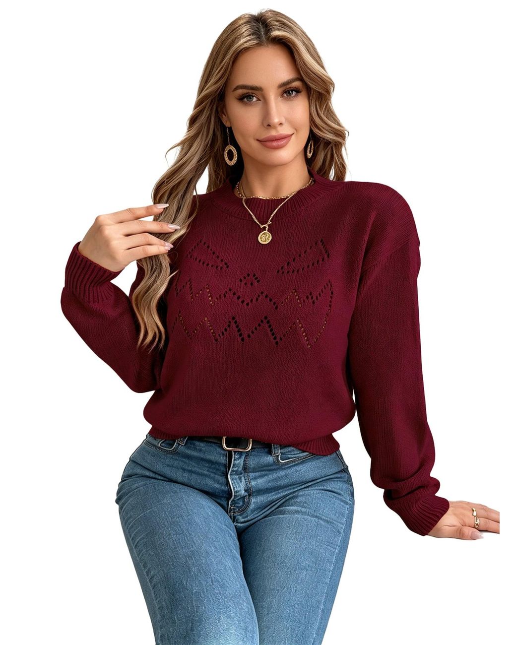 KoJooin Red Pullover