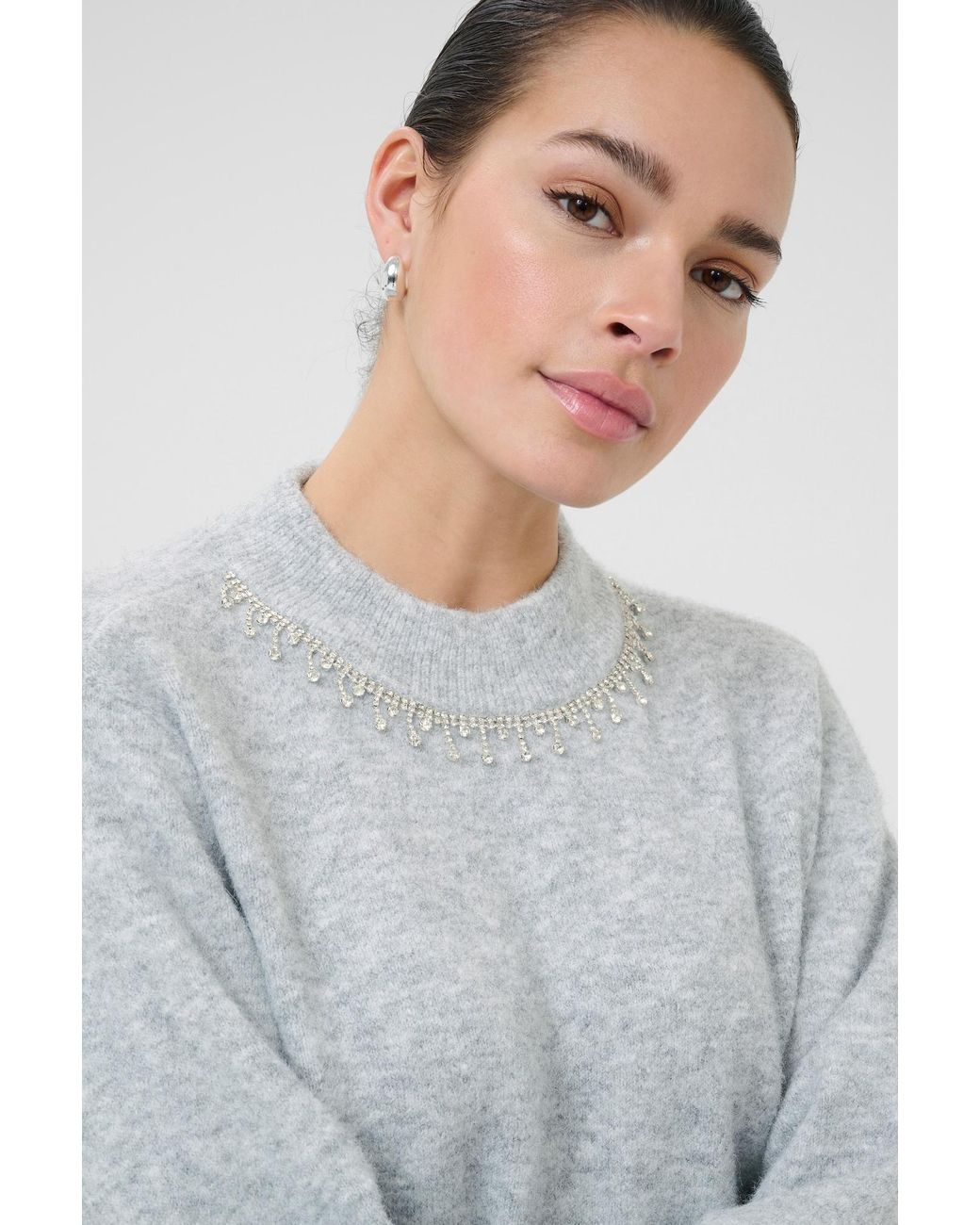 Kaffe Gray Pullover Roxy