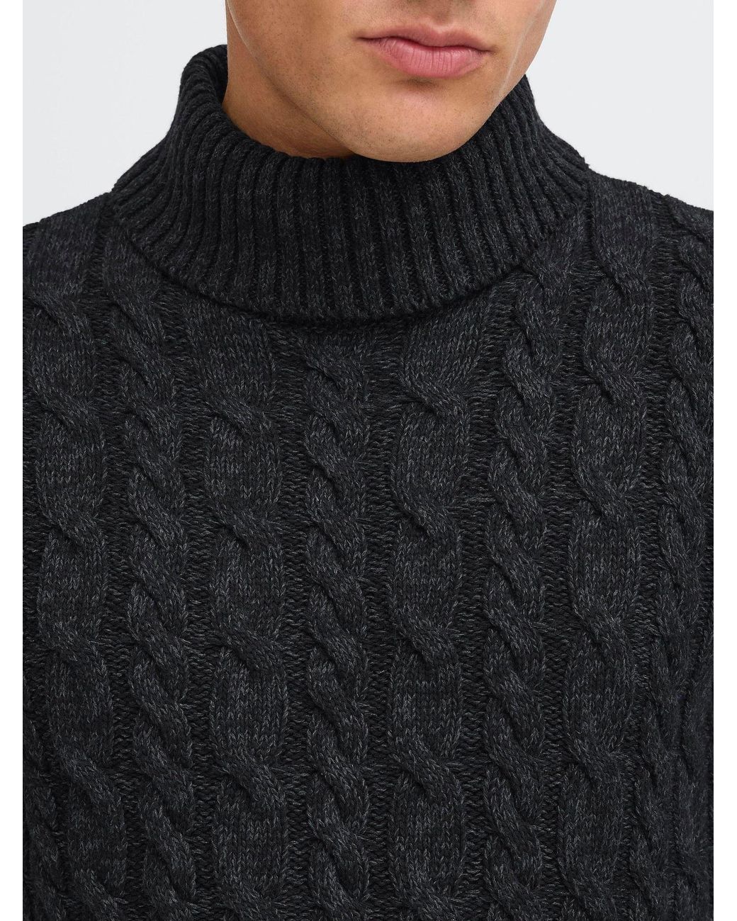 Solid Pullover Sdrino in Black für Herren