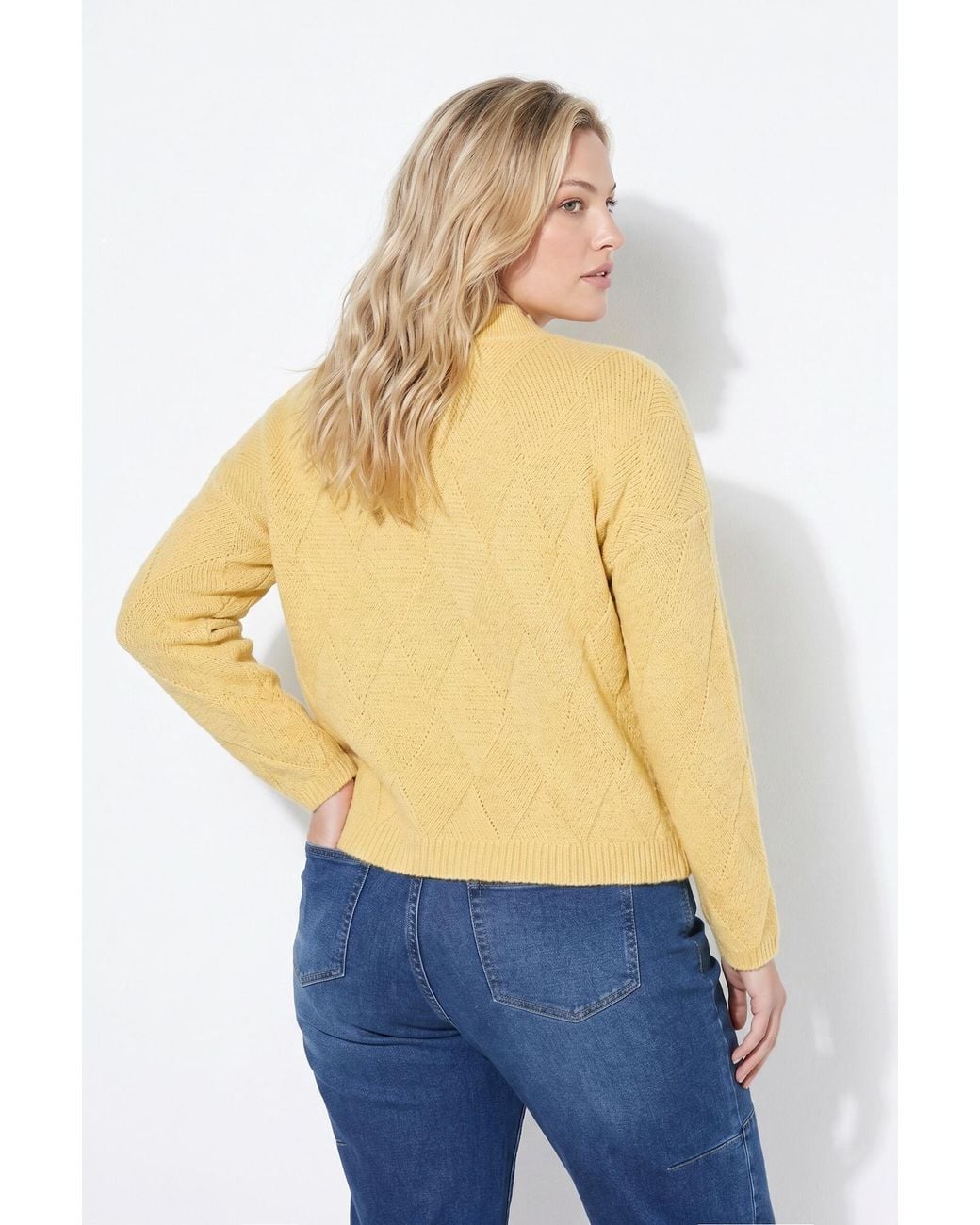 Ulla Popken Yellow Pullover