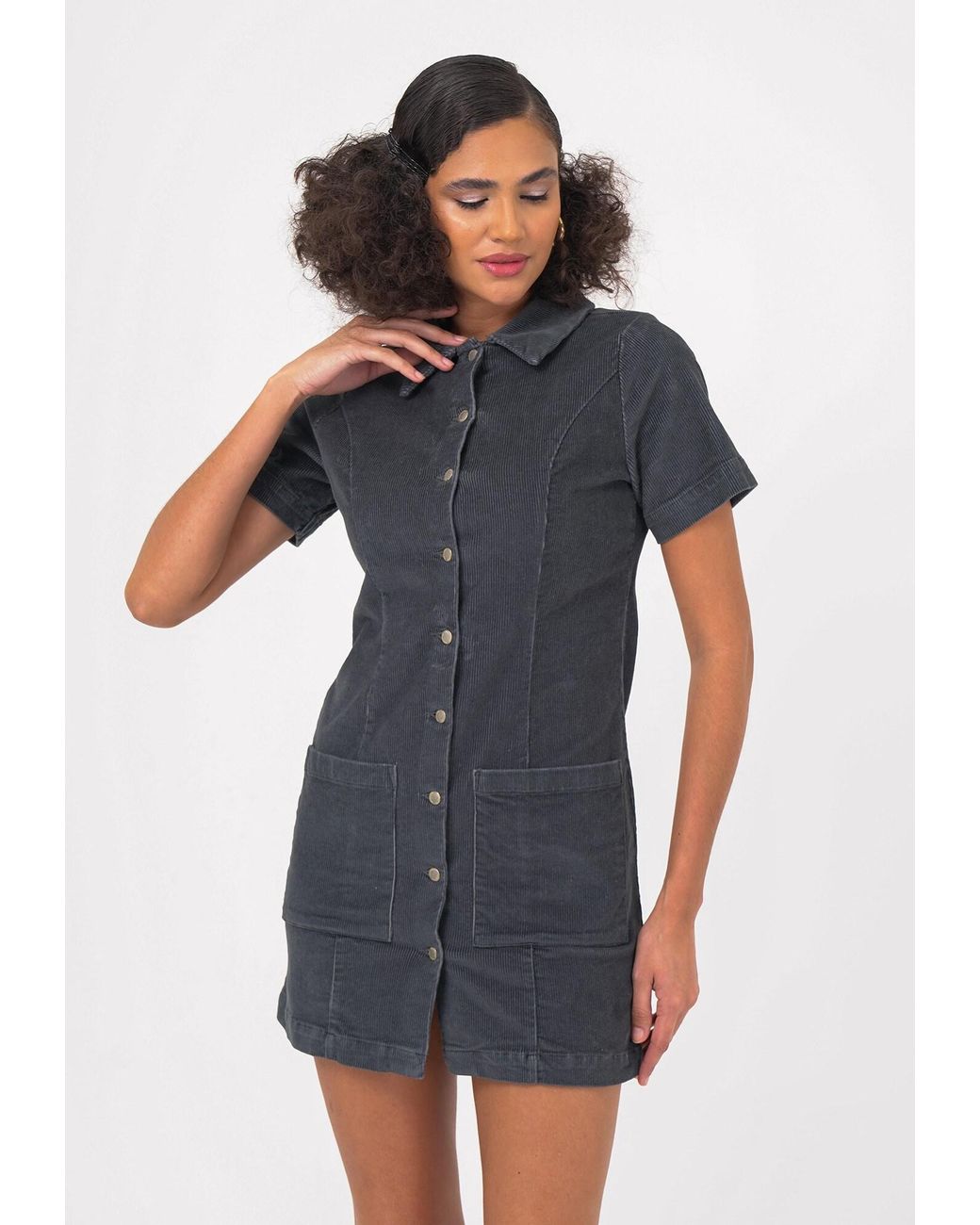 FRESHLIONS Black Blusenkleid Delilah