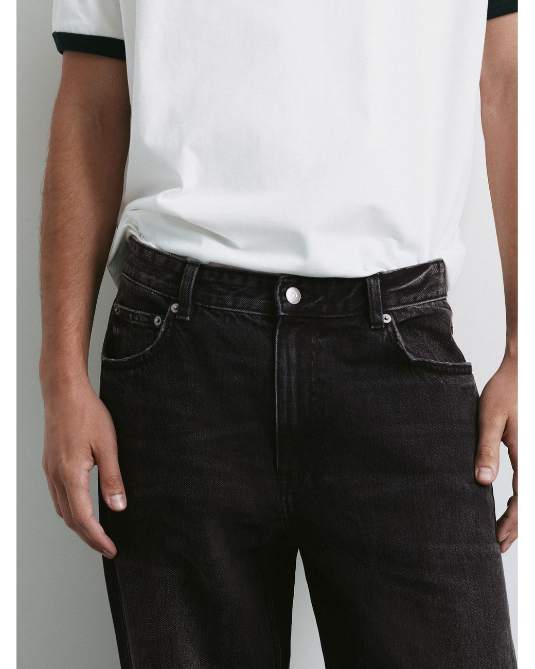 Pull&Bear Jeans in Black für Herren