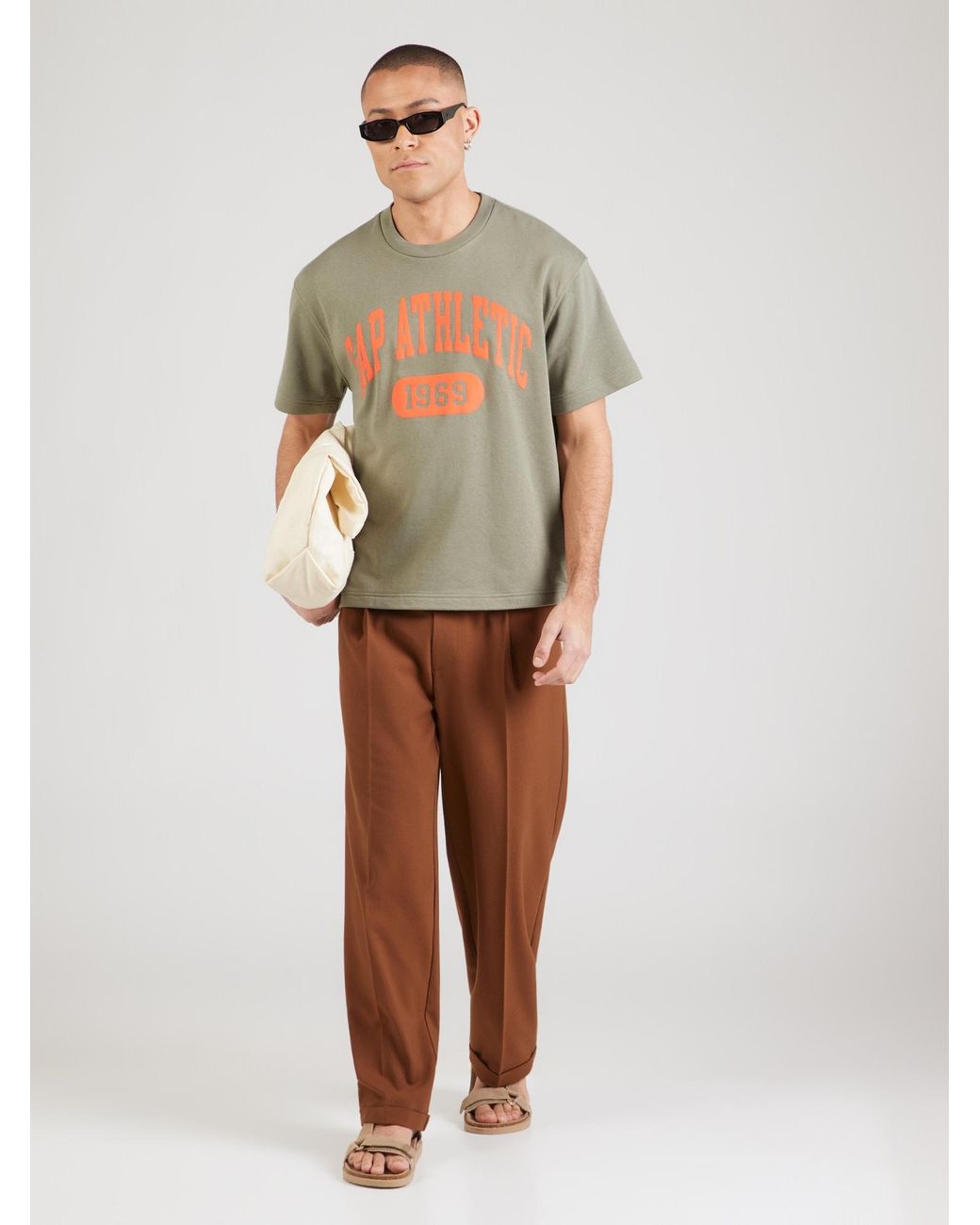 Gap Sweatshirt Athletic in Green für Herren