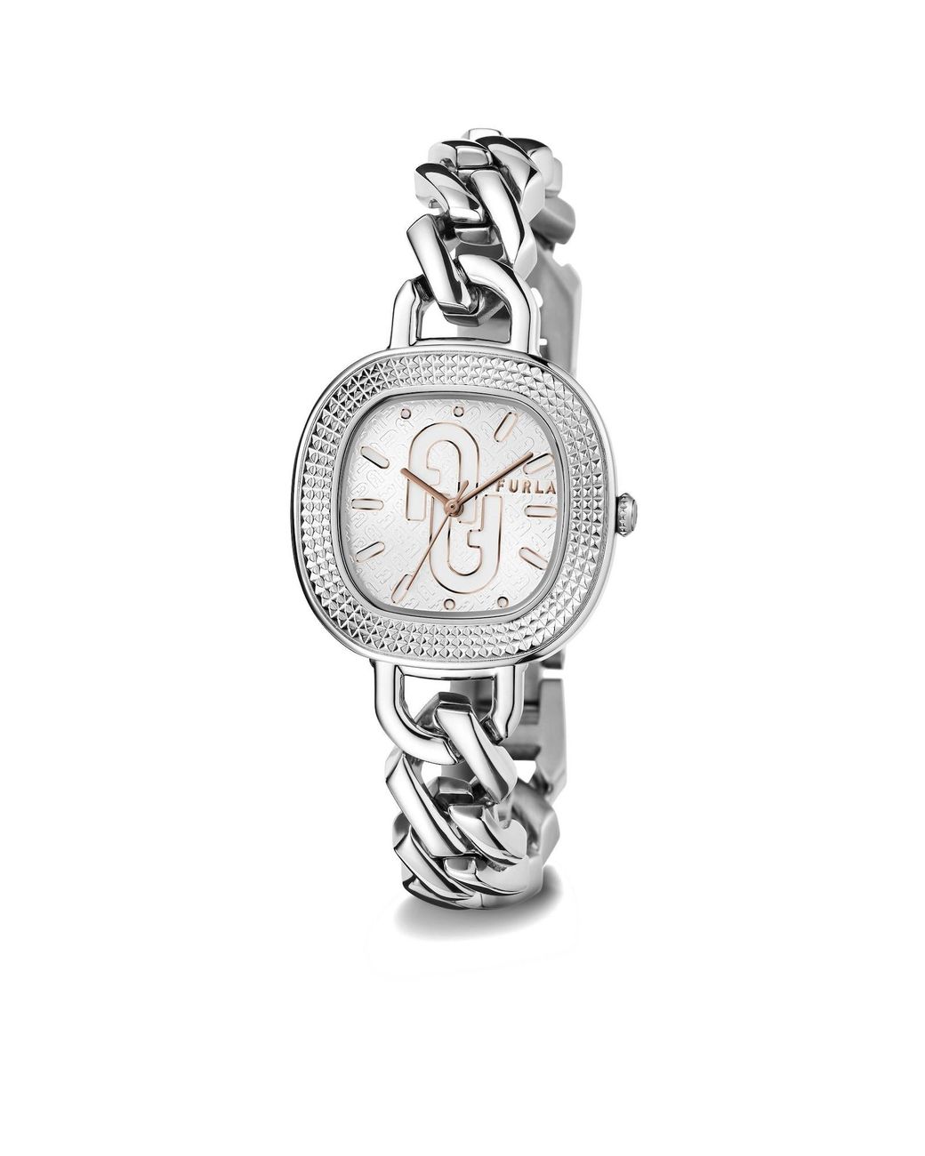 Furla White Analoguhr Tv Shape