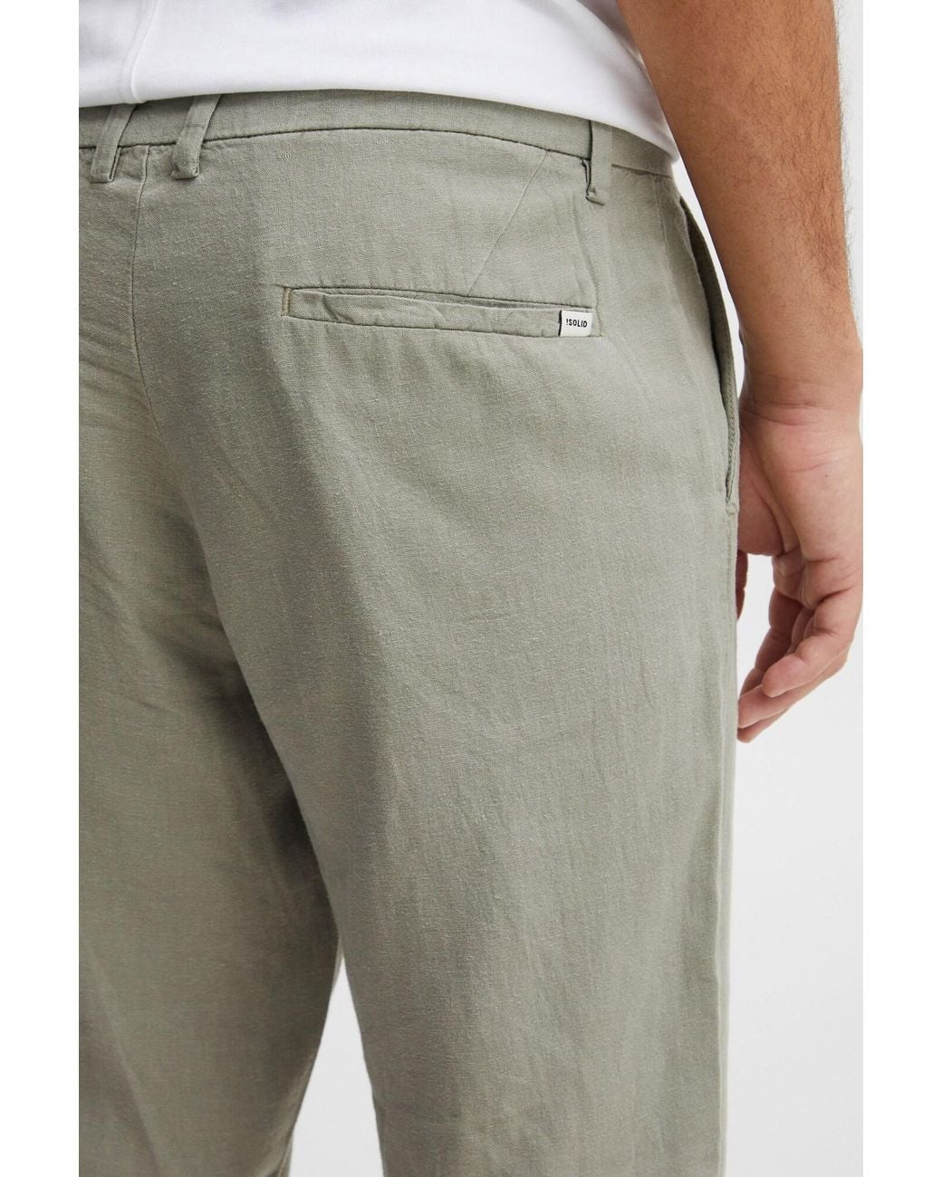 Solid Chinohose in Gray für Herren