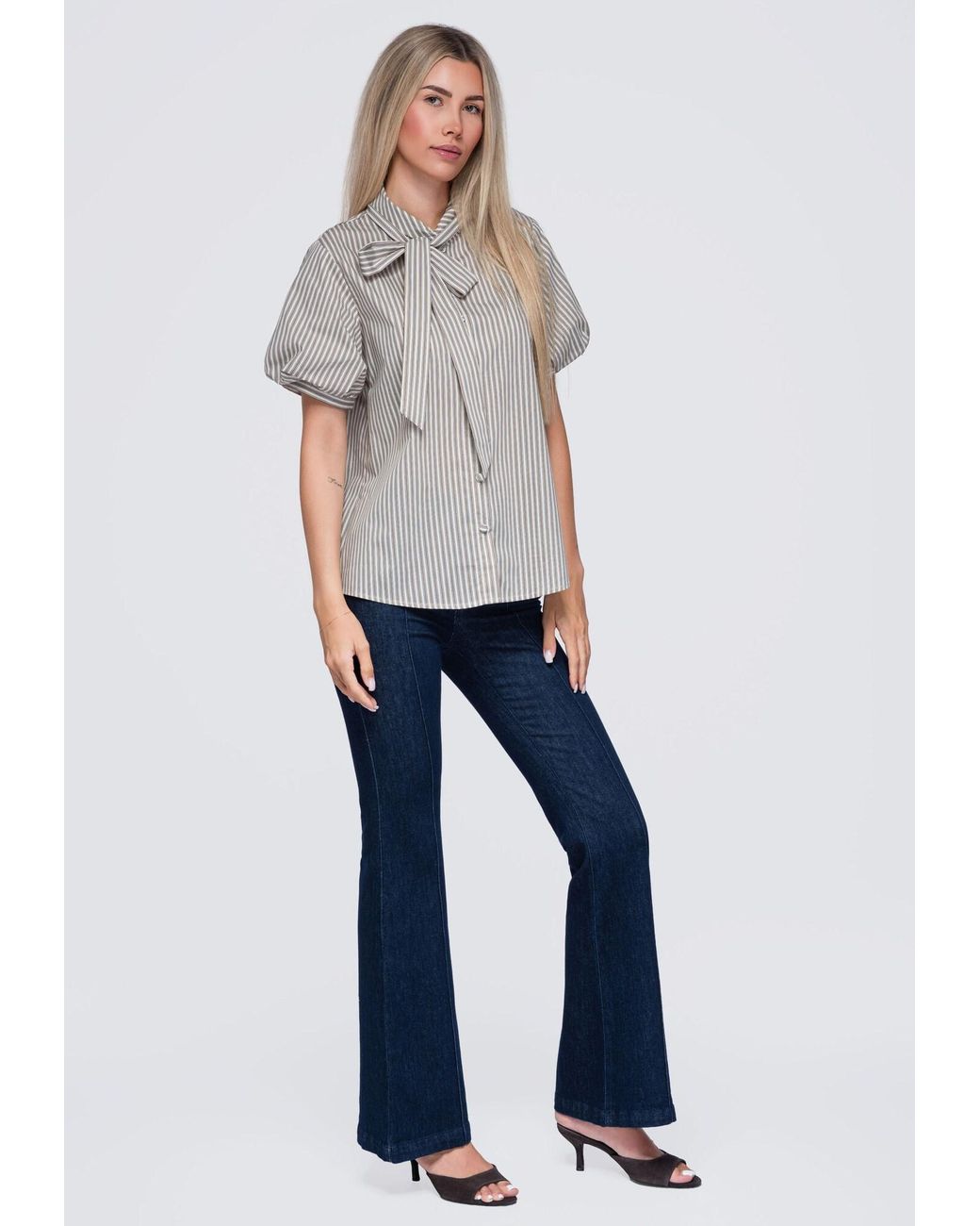 Ombre Gray Bluse