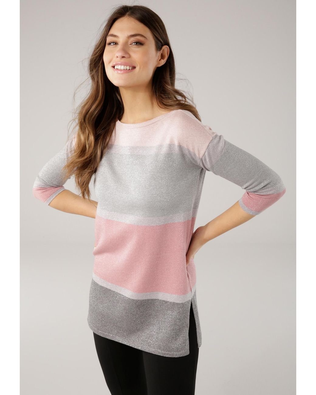 Laura Scott Gray Pullover