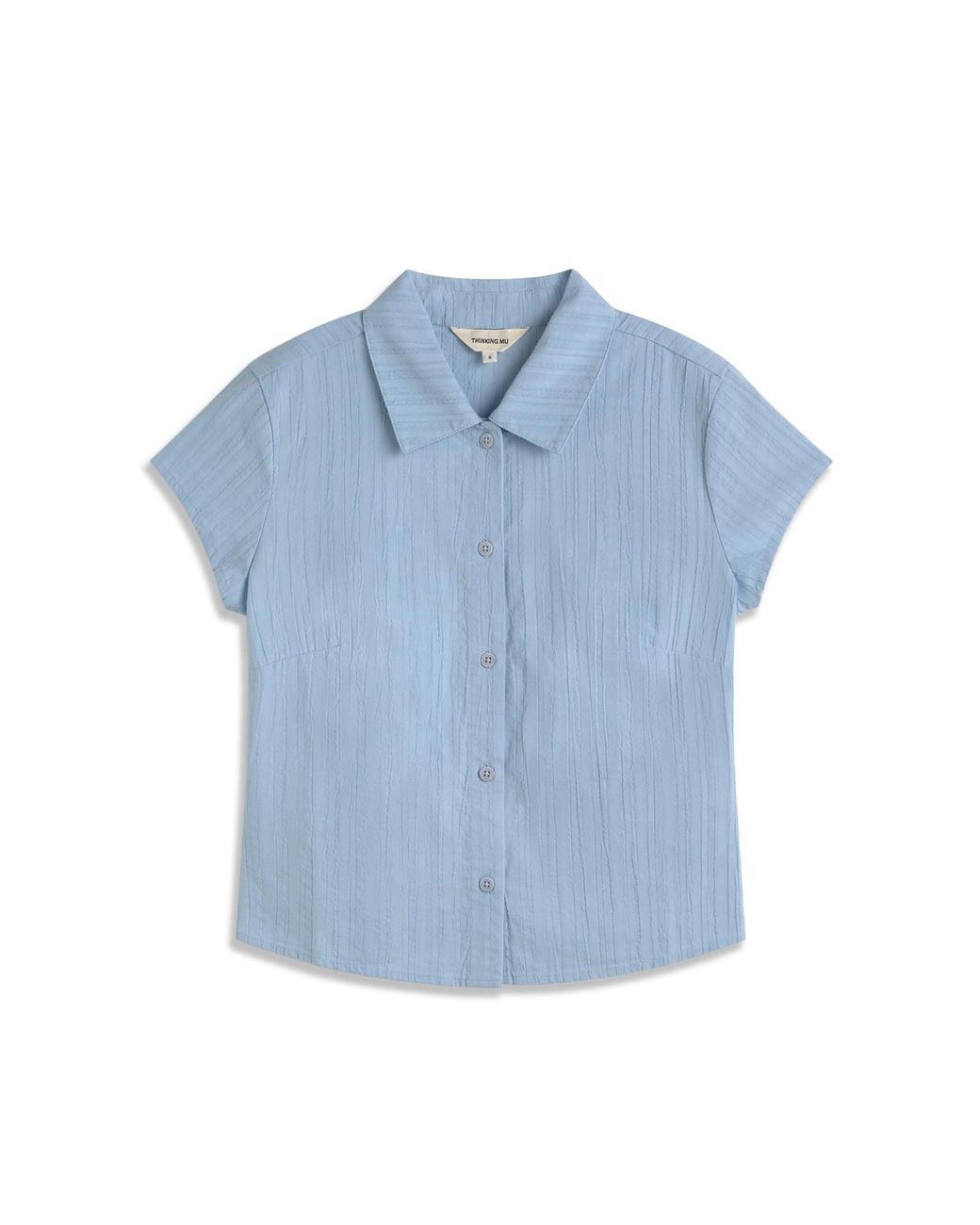 Thinking Mu Blue Bluse Kitty