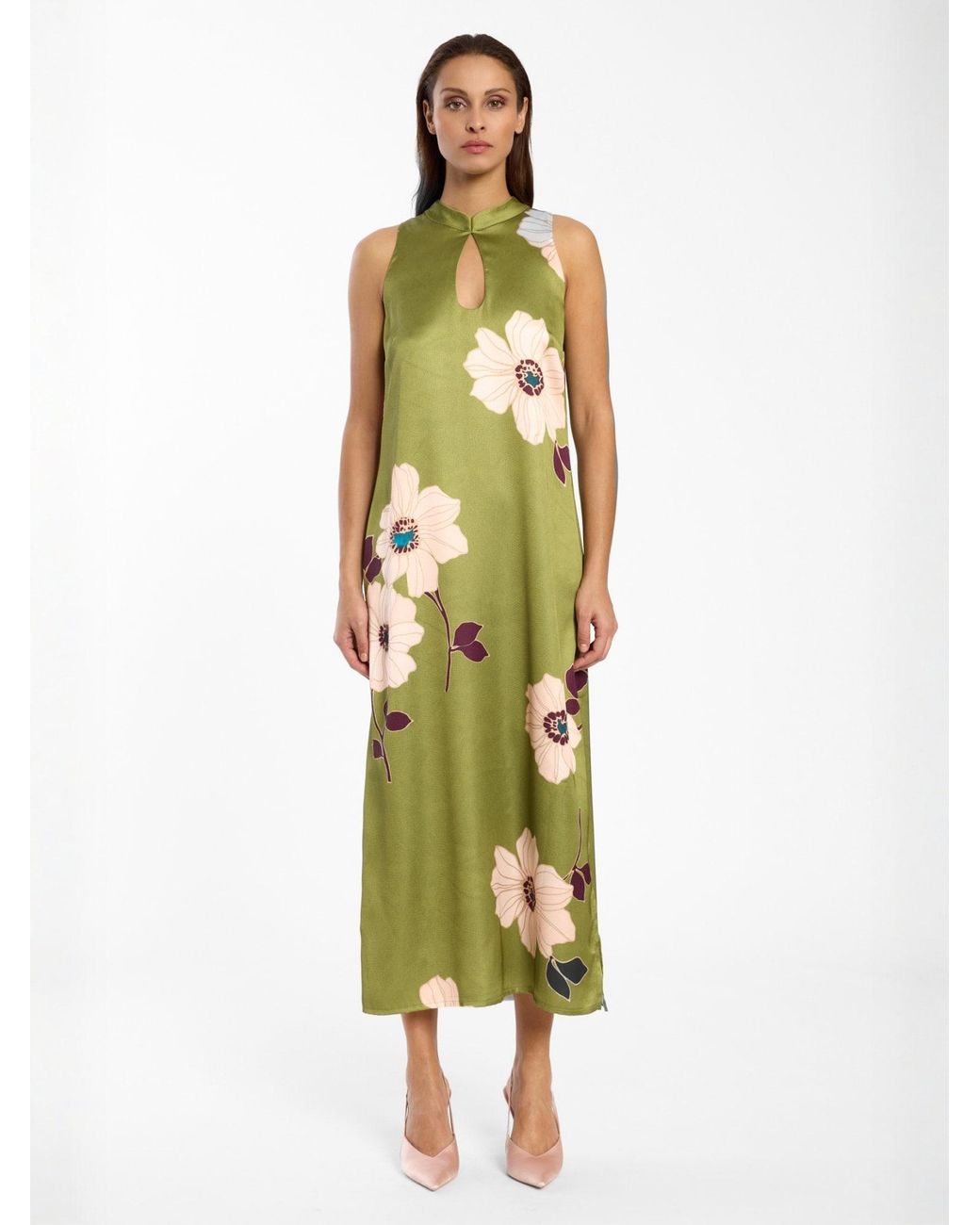 Ana Alcazar Green Kleid Delis