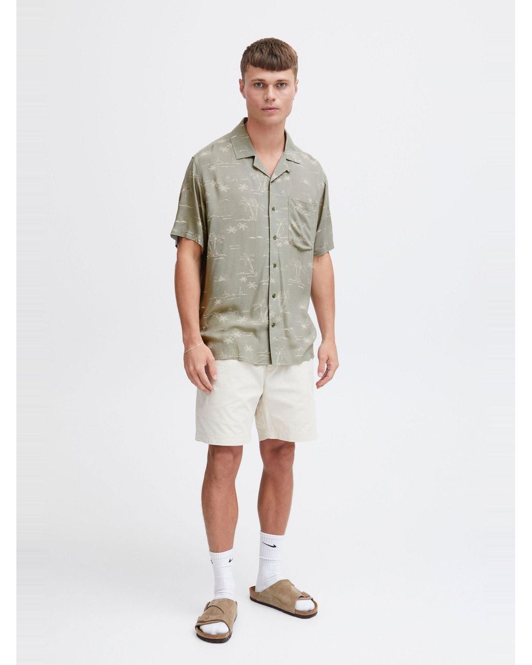 Solid Hemd Ian in Gray für Herren