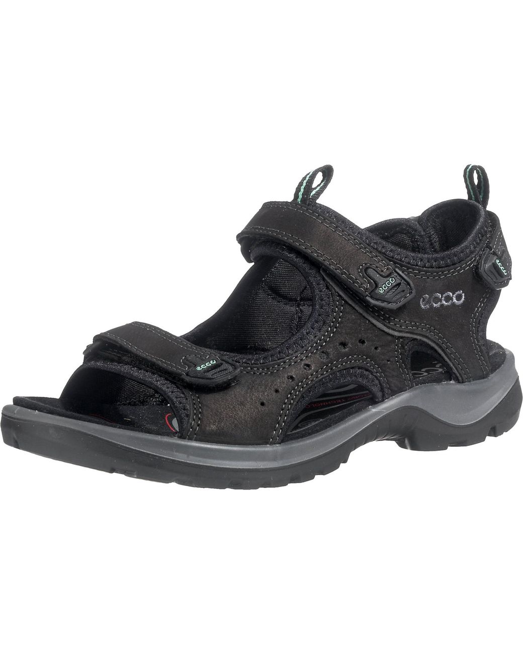 Ecco Black Trekkingsandale Offroad
