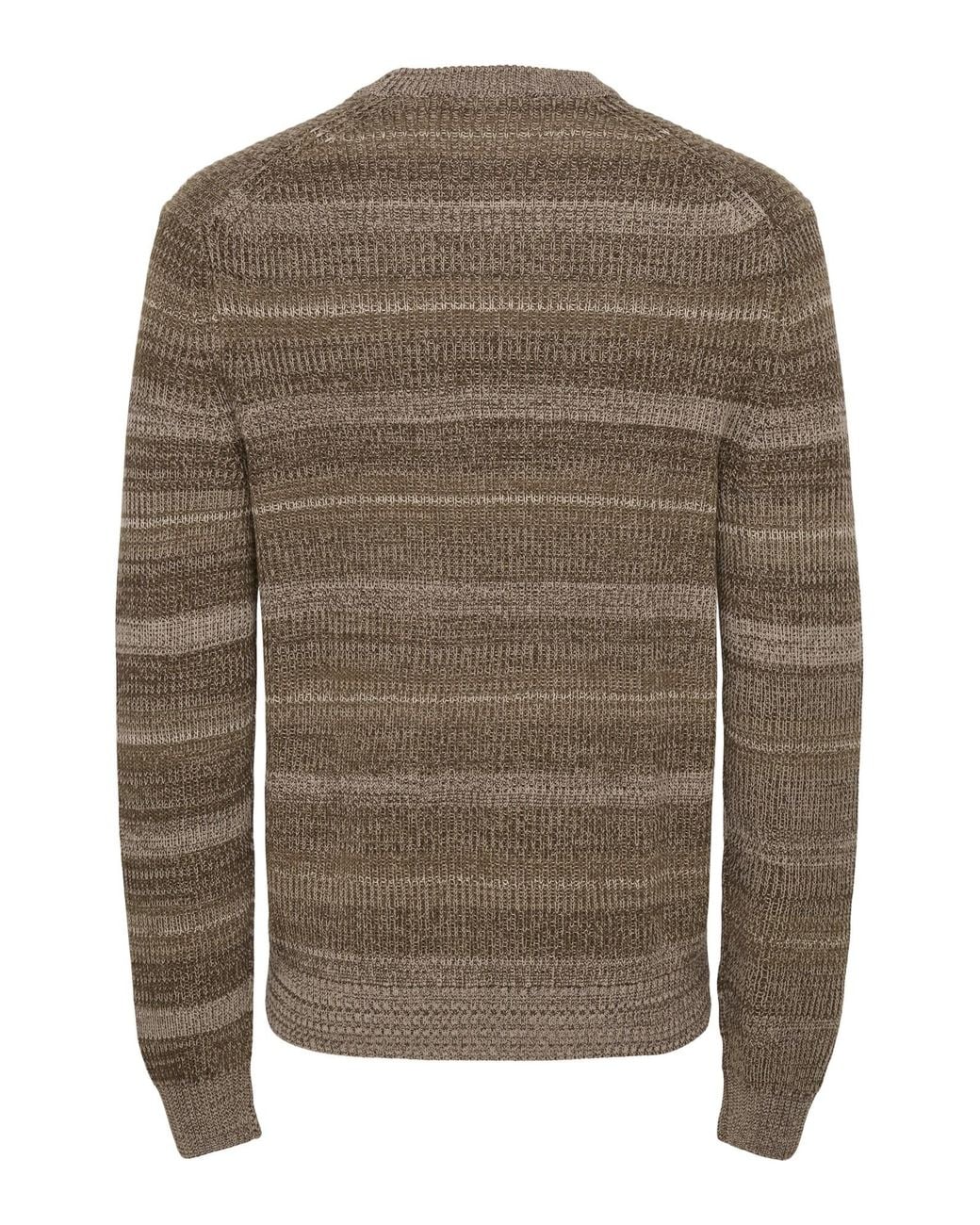 Only & Sons Pullover Onslake in Brown für Herren
