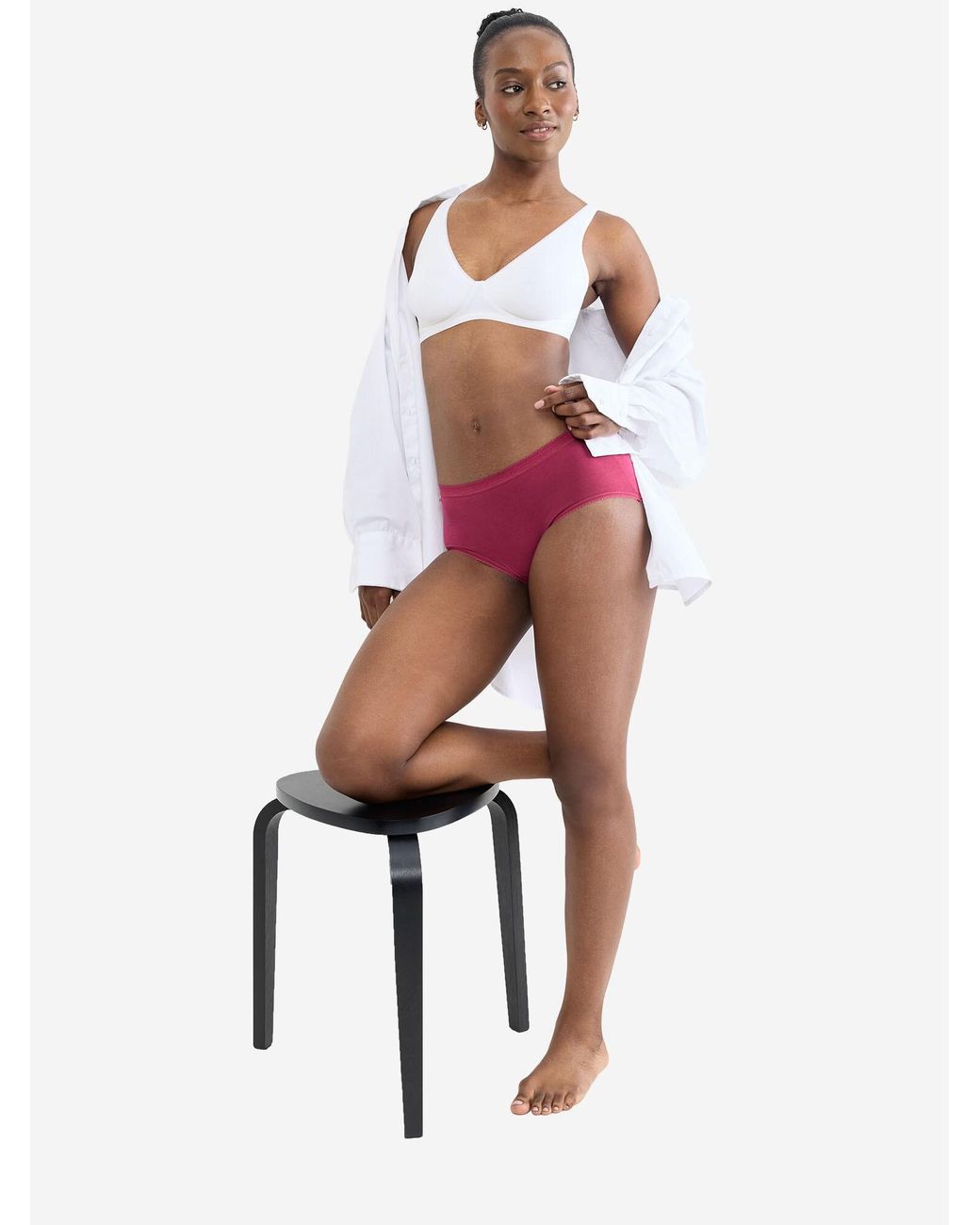 Sloggi Pink Midislip Originals Basic