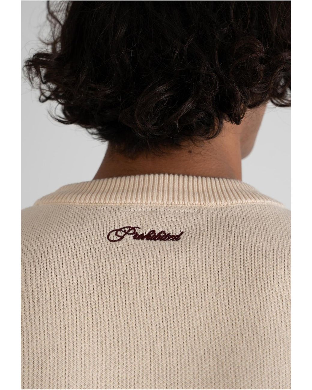 Prohibited Pullover Initial in Natural für Herren