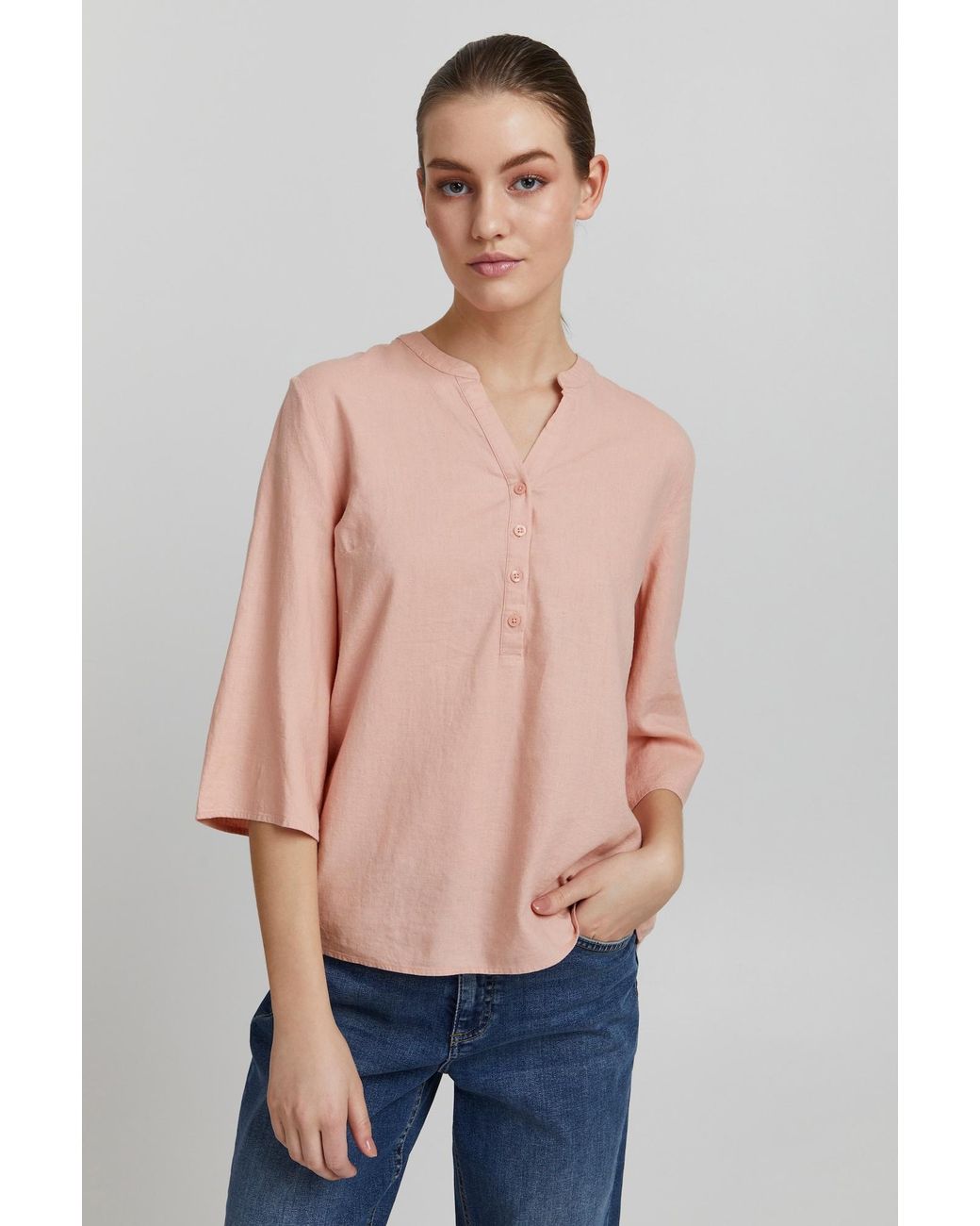 Oxmo Pink Bluse