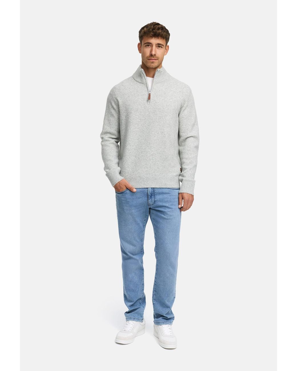 INDICODE Pullover Intrax in Gray für Herren