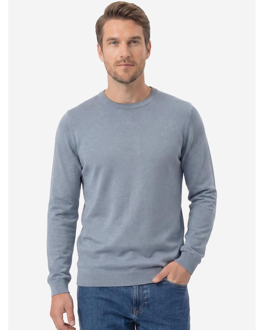 S.oliver Oliver Pullover Basic in Blue für Herren