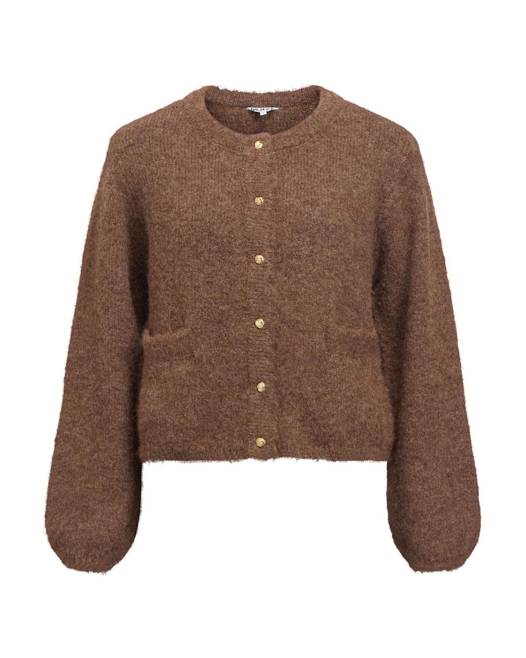 Object Brown Strickjacke Objsaggia