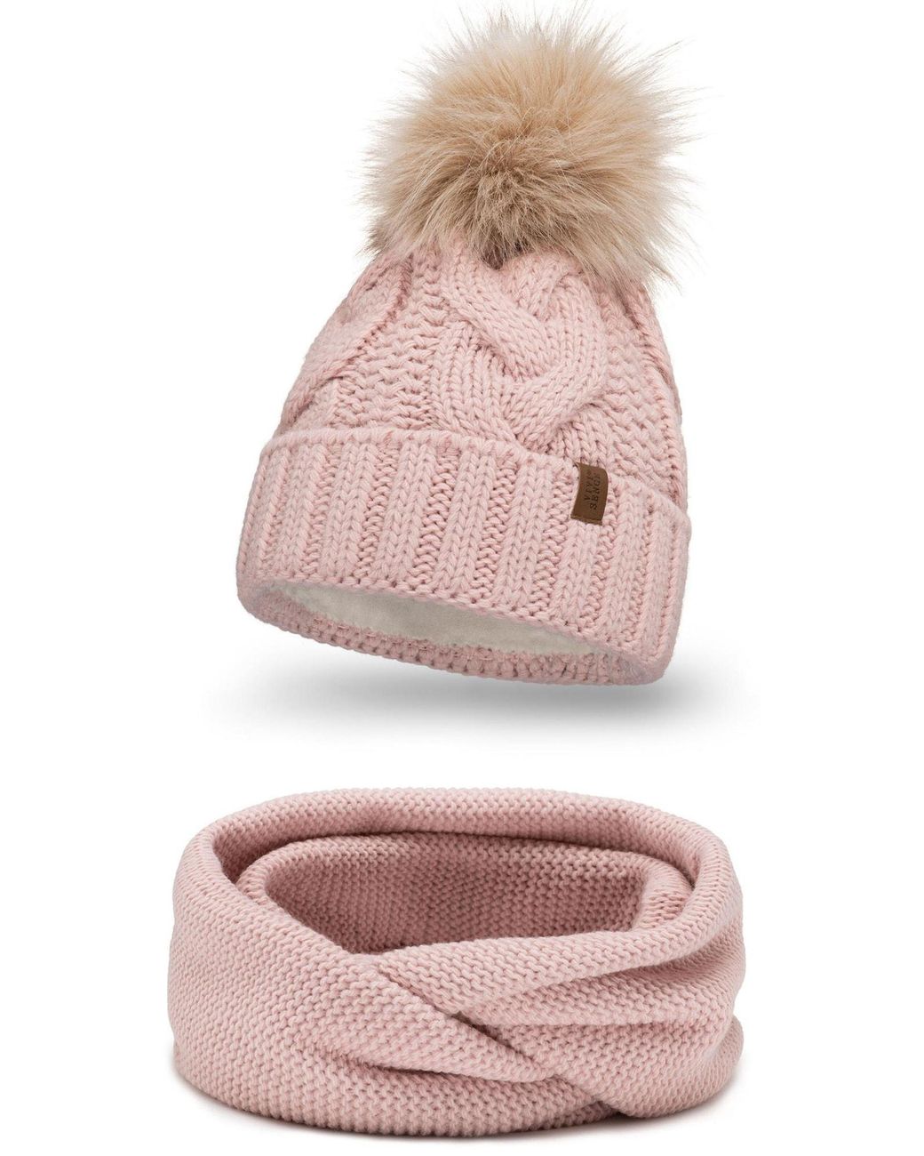 Vivience Pink Mütze 7014 Set
