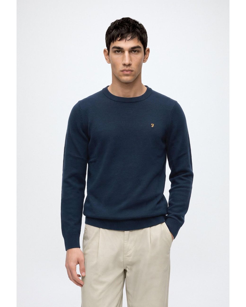 Farah Pullover Maidstone in Blue für Herren