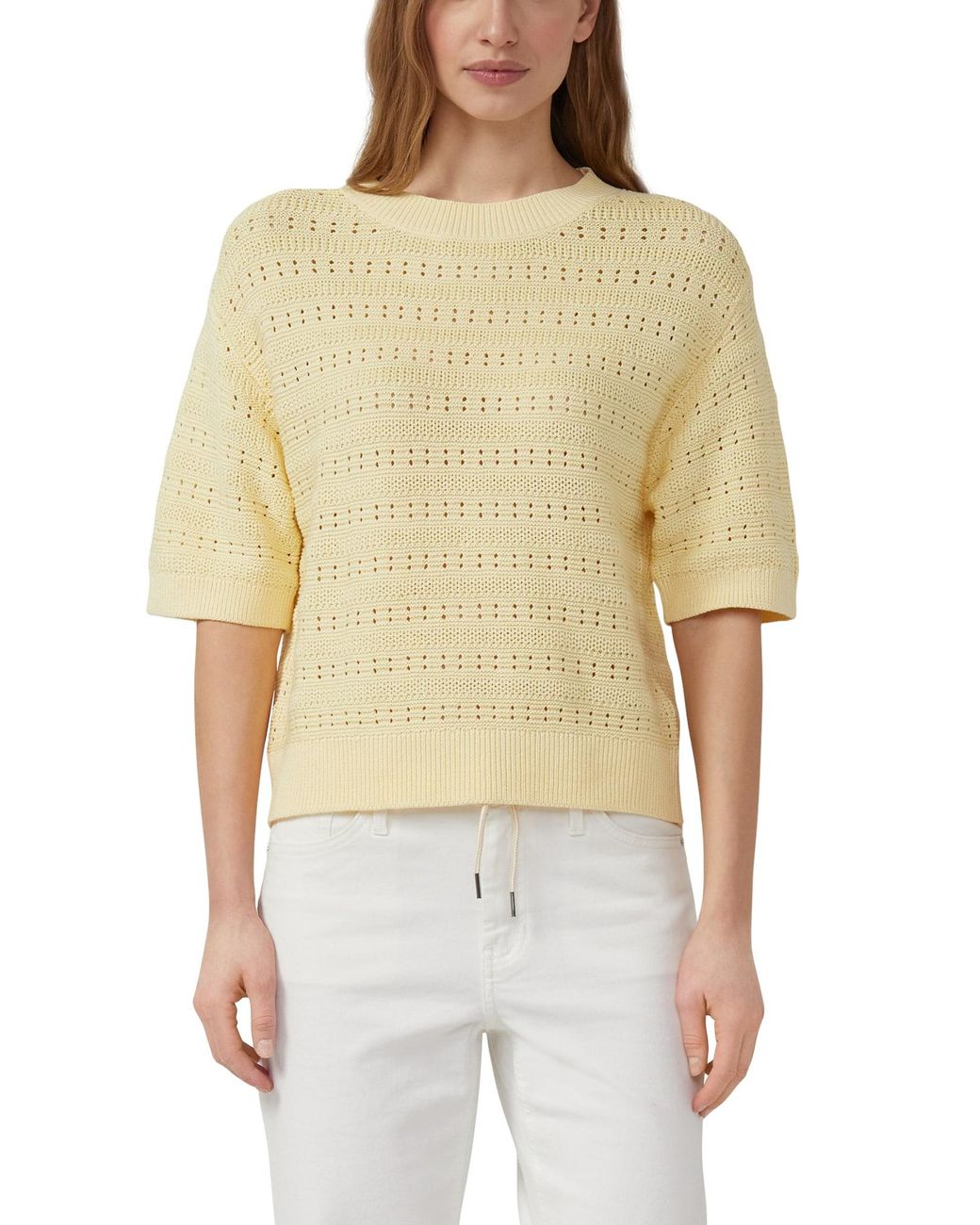 S.oliver White Oliver Strickpullover