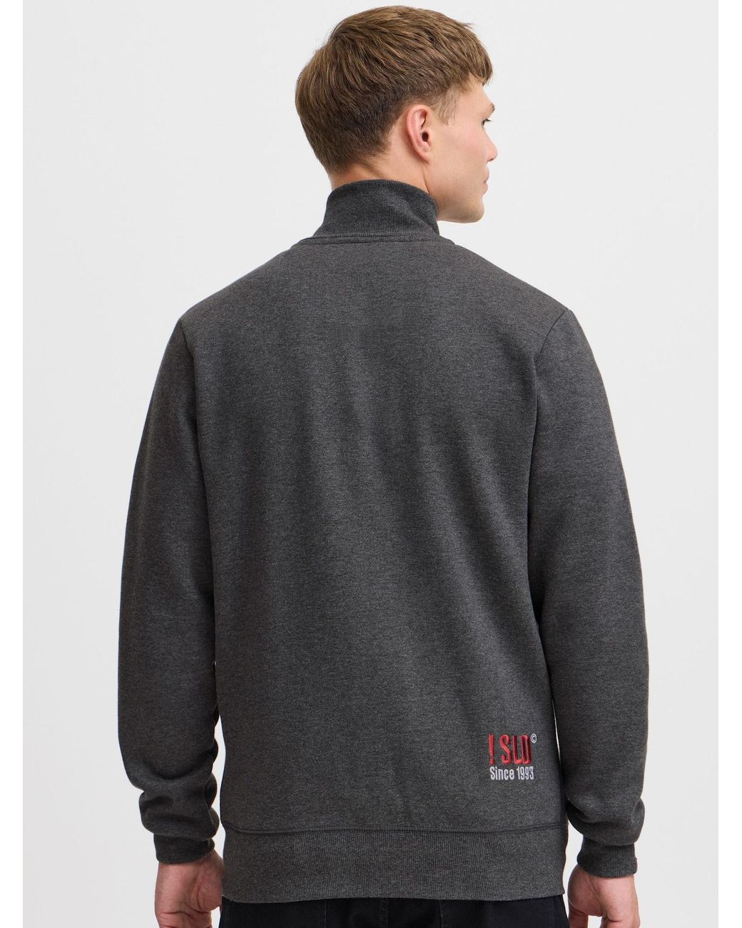 Solid Sweatjacke Benn in Gray für Herren
