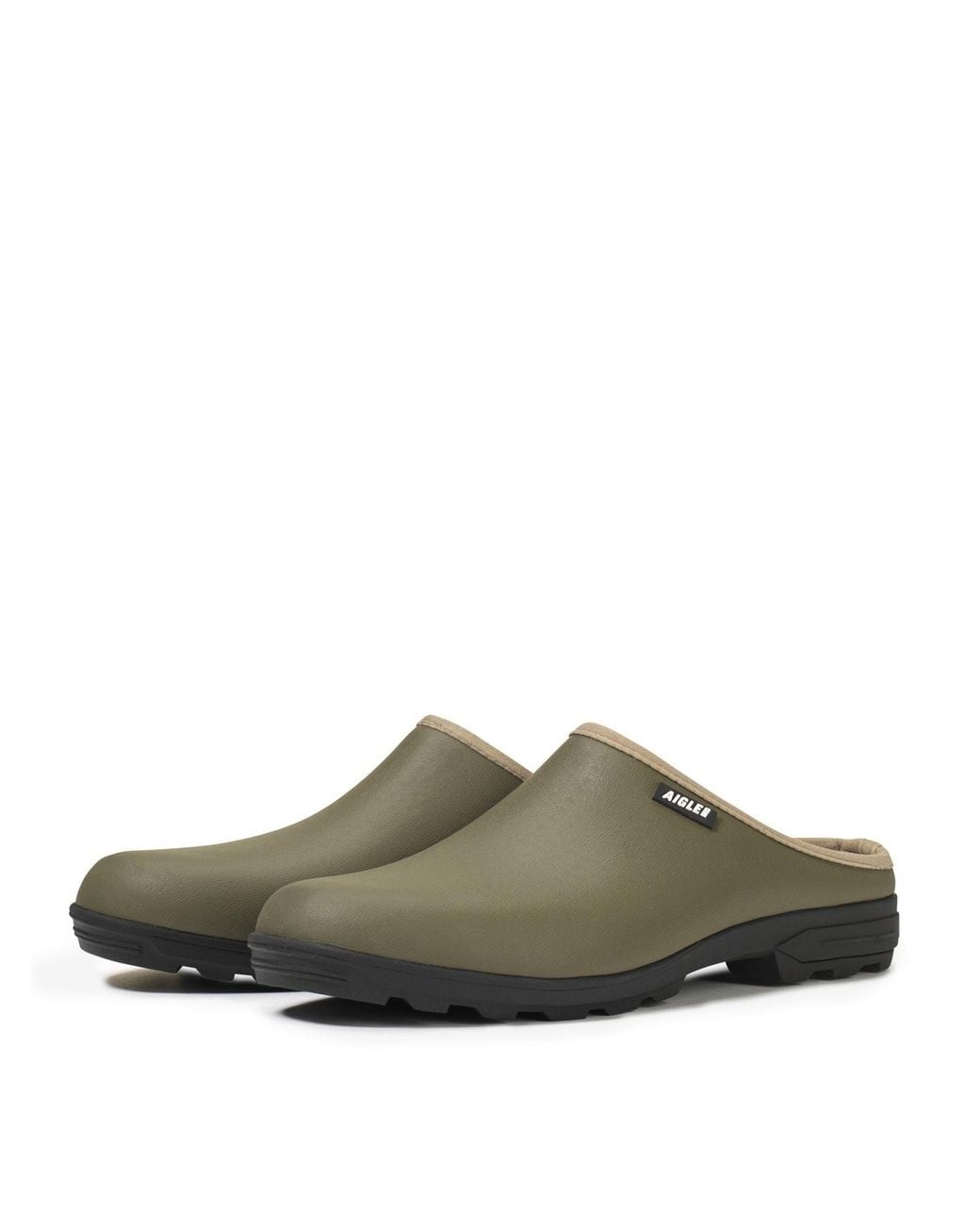 Aigle Clogs Lessfor in Green für Herren