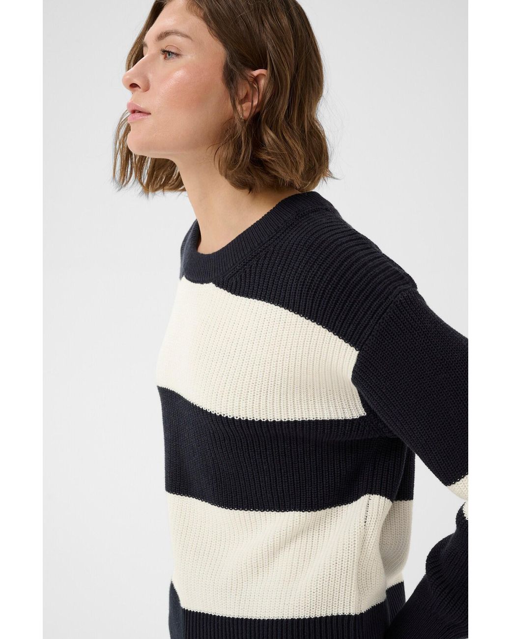 Part Two Blue Pullover Bozenapw