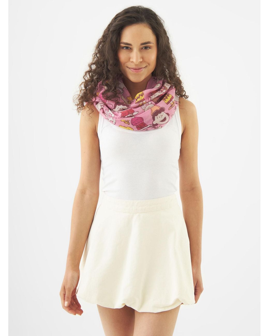 Codello Pink Schal Mit Peanuts-Muster