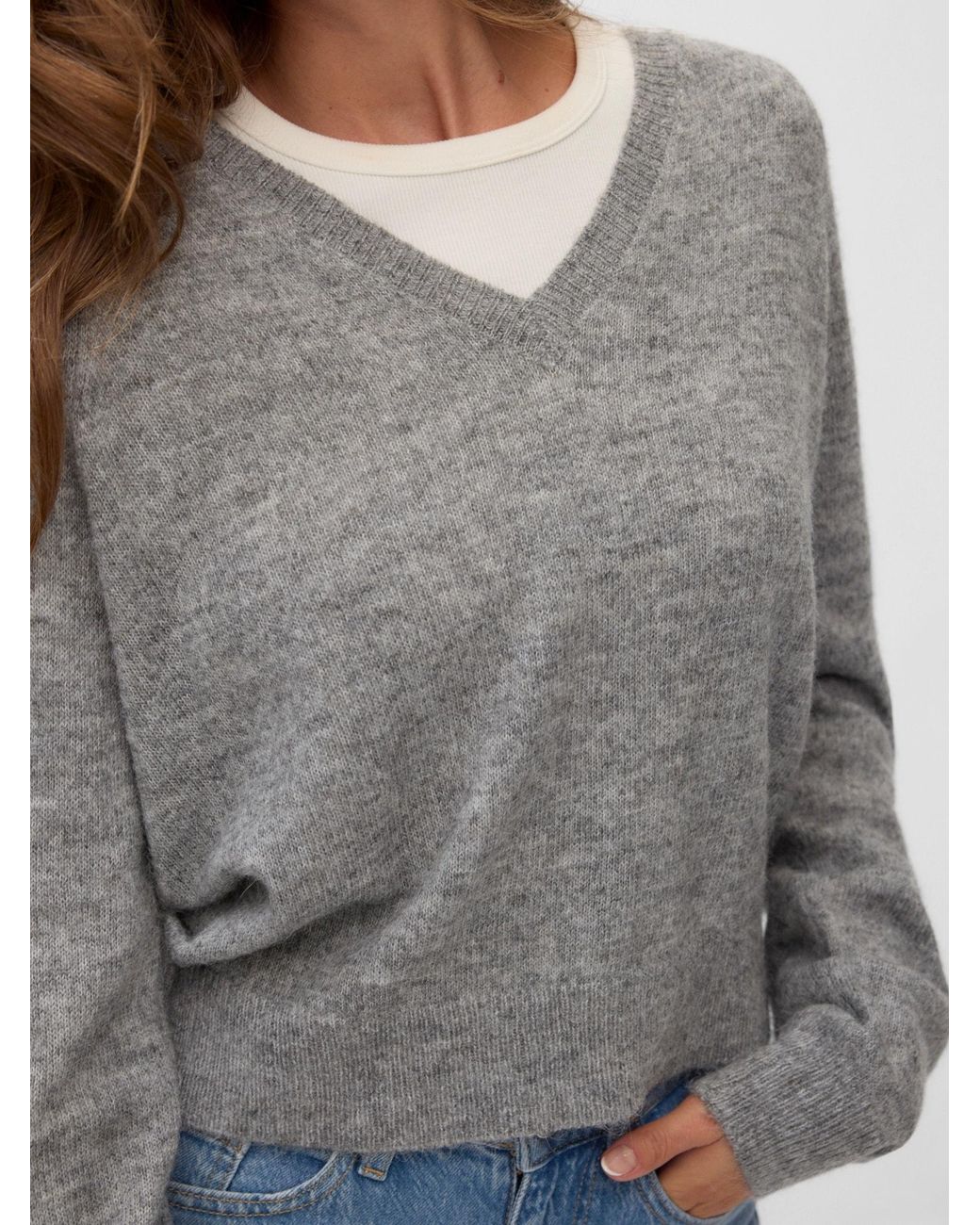 Vero Moda Gray Pullover Vmteak