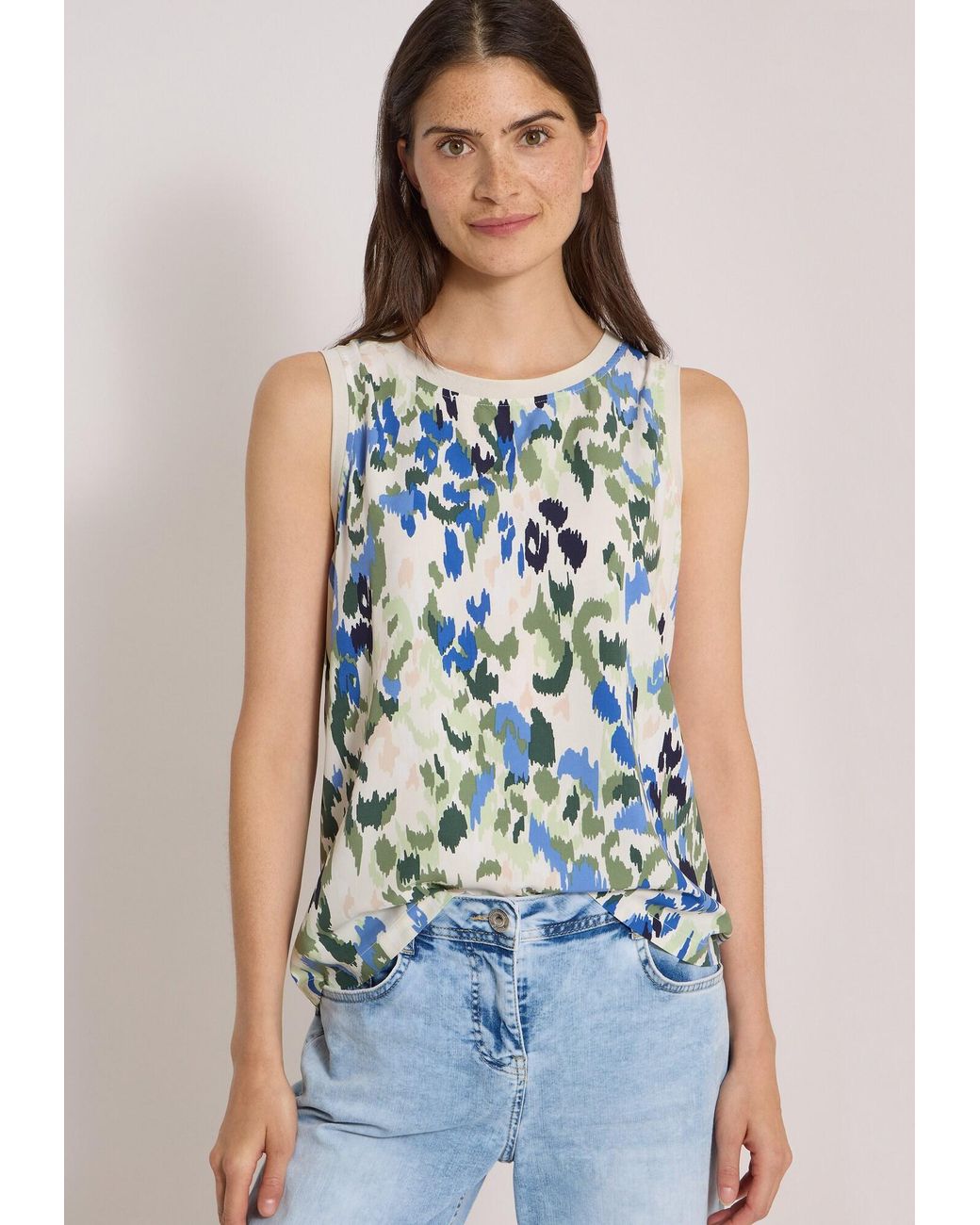 Cecil Blue Bluse