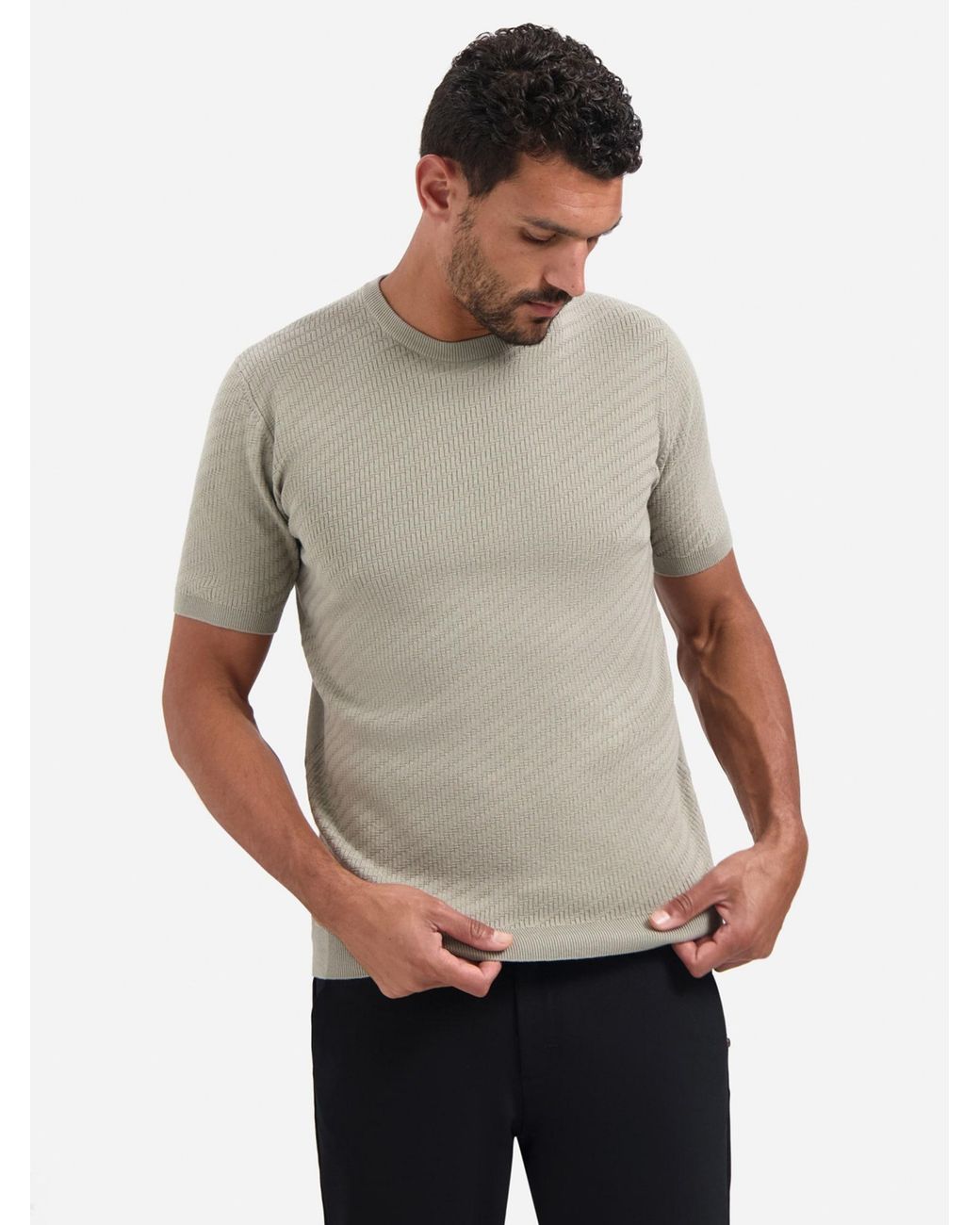 No Excess Pullover in Gray für Herren