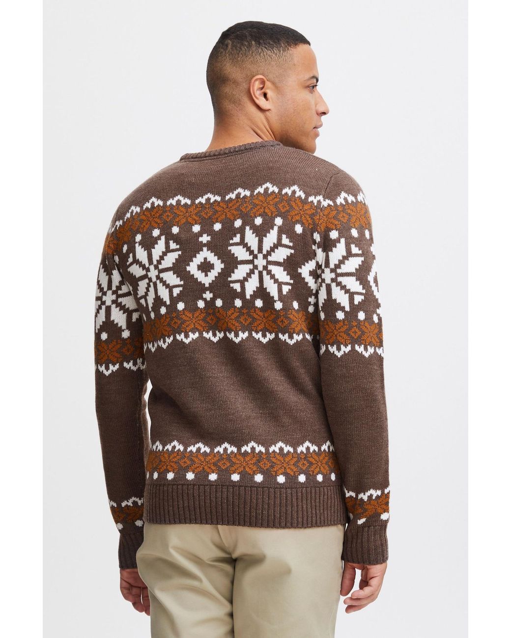 Solid Pullover Norwig in Brown für Herren