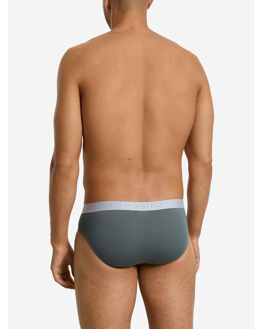Hanro Slip Essentials in Blue für Herren
