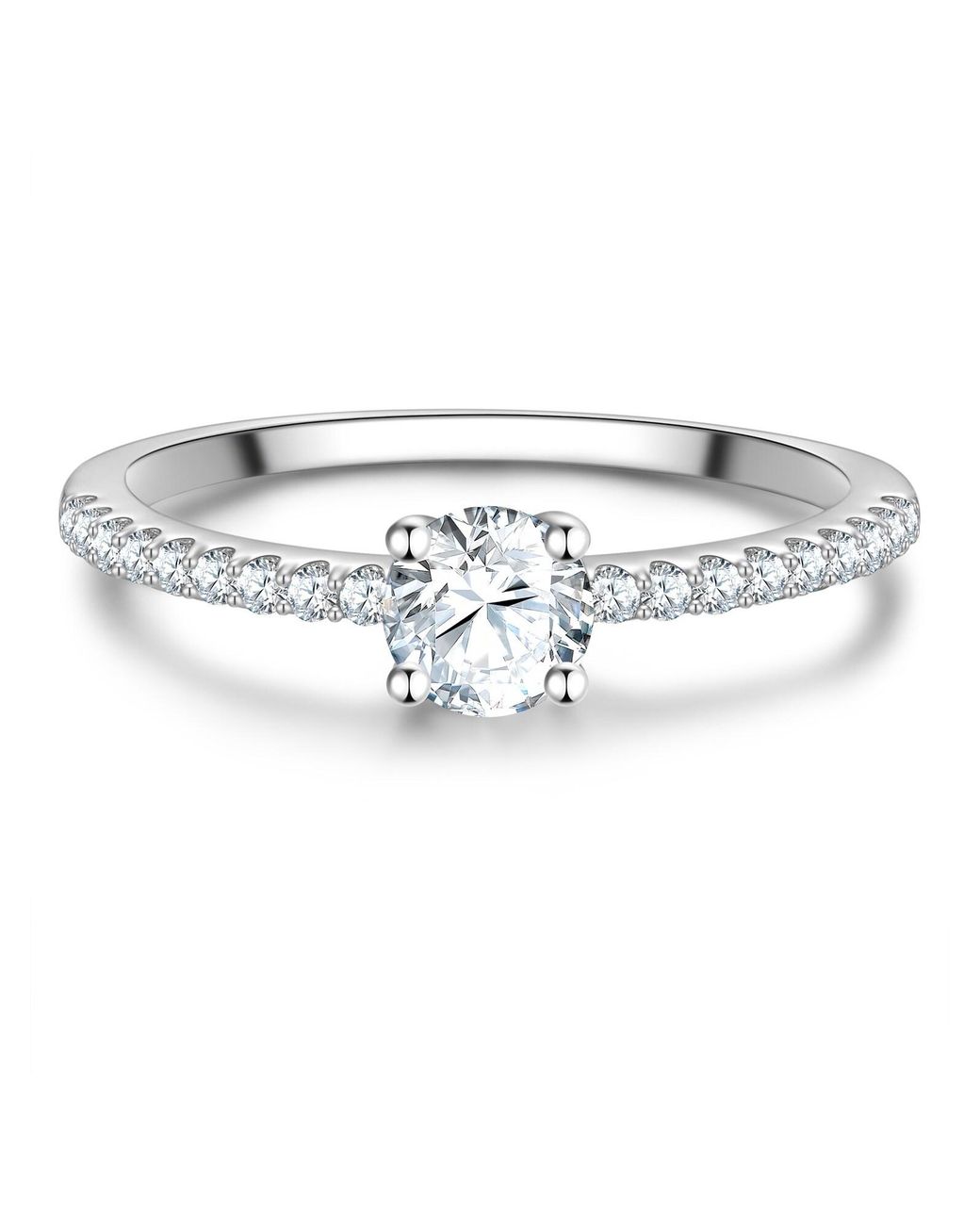 Trilani White Ring