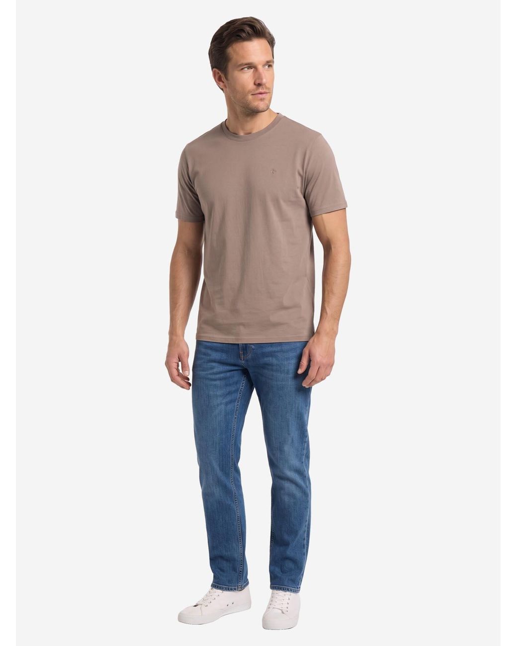 CASA MODA Shirt Basic in Brown für Herren