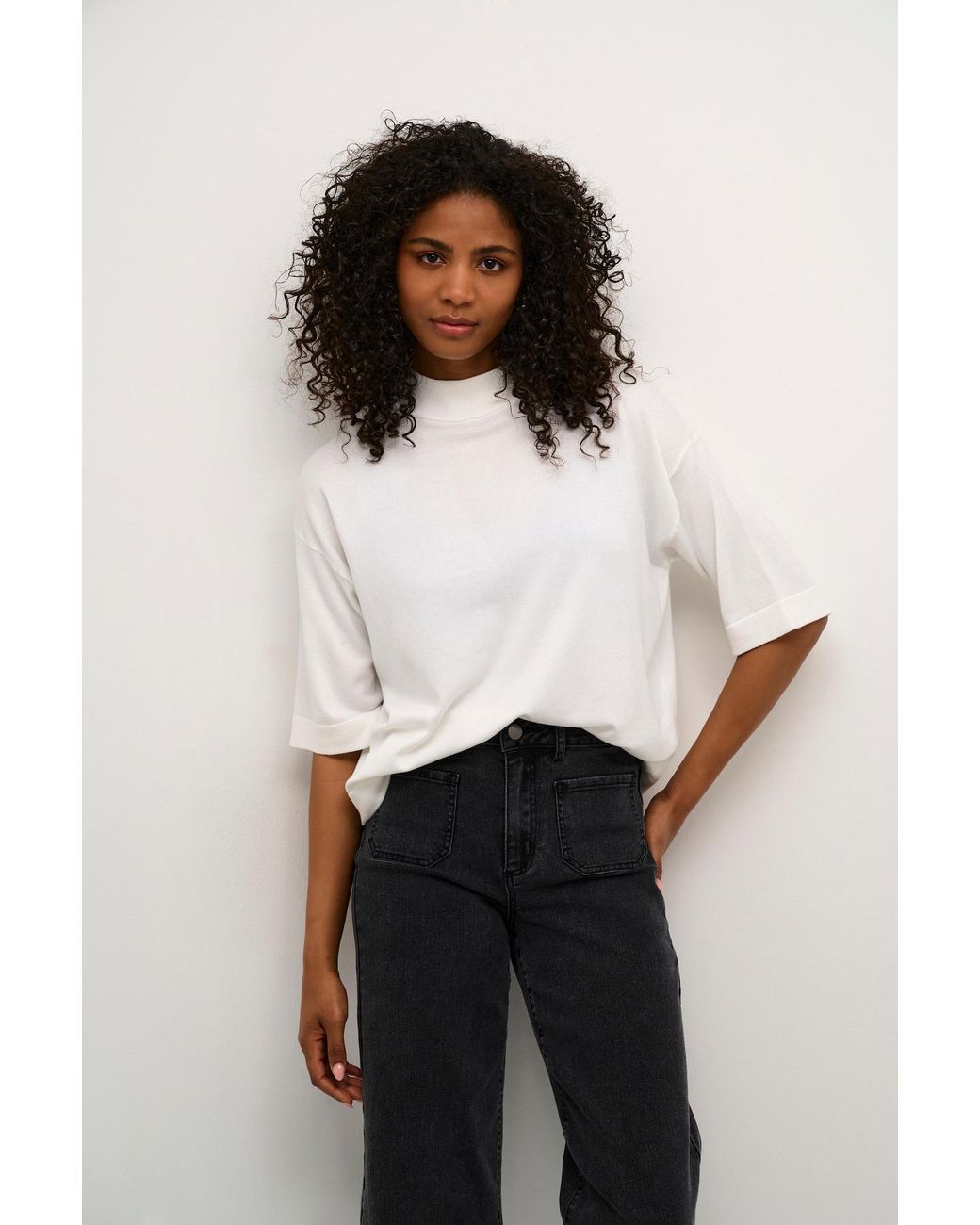 Kaffe White Pullover Kalizza