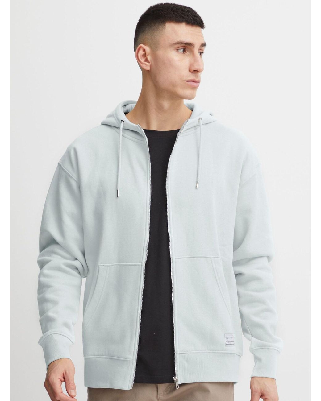 Solid Sweatjacke Lenz in Blue für Herren