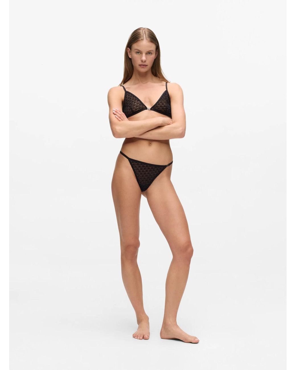Karl Lagerfeld Gray String