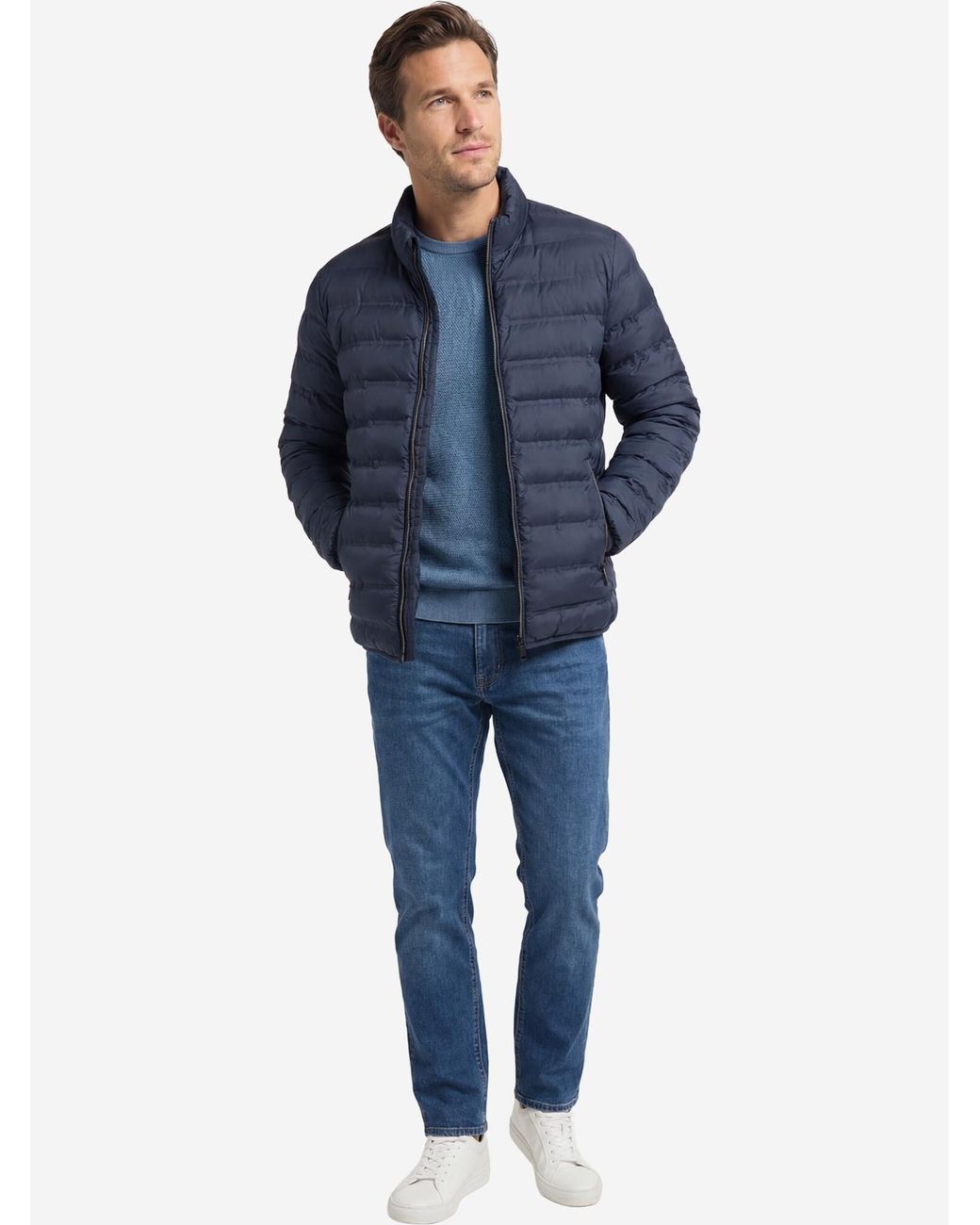 Redmond Übergangsjacke Basic in Blue für Herren