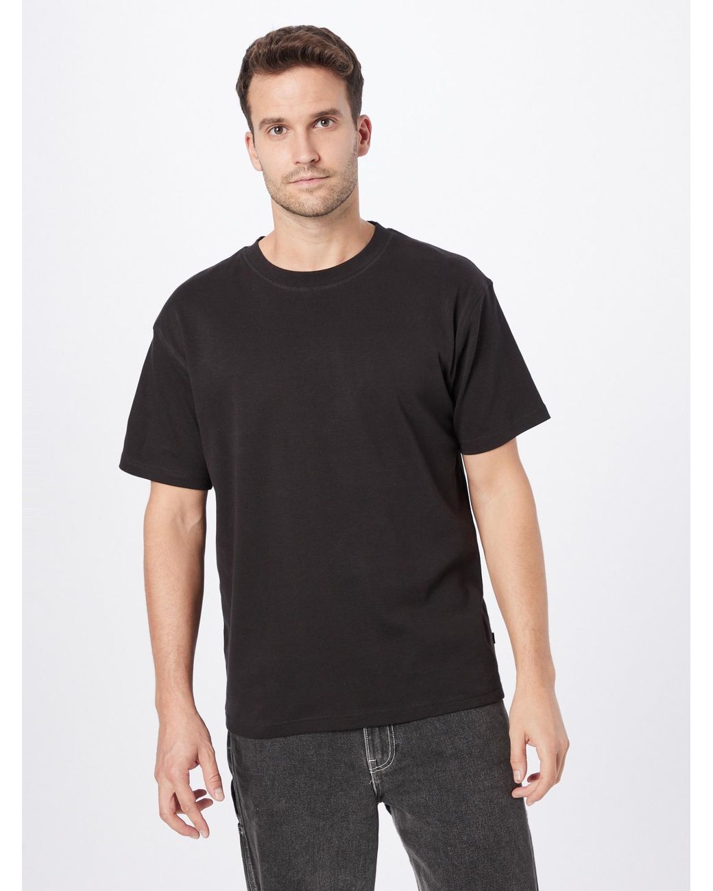 Solid T-Shirt Sddanton in Black für Herren