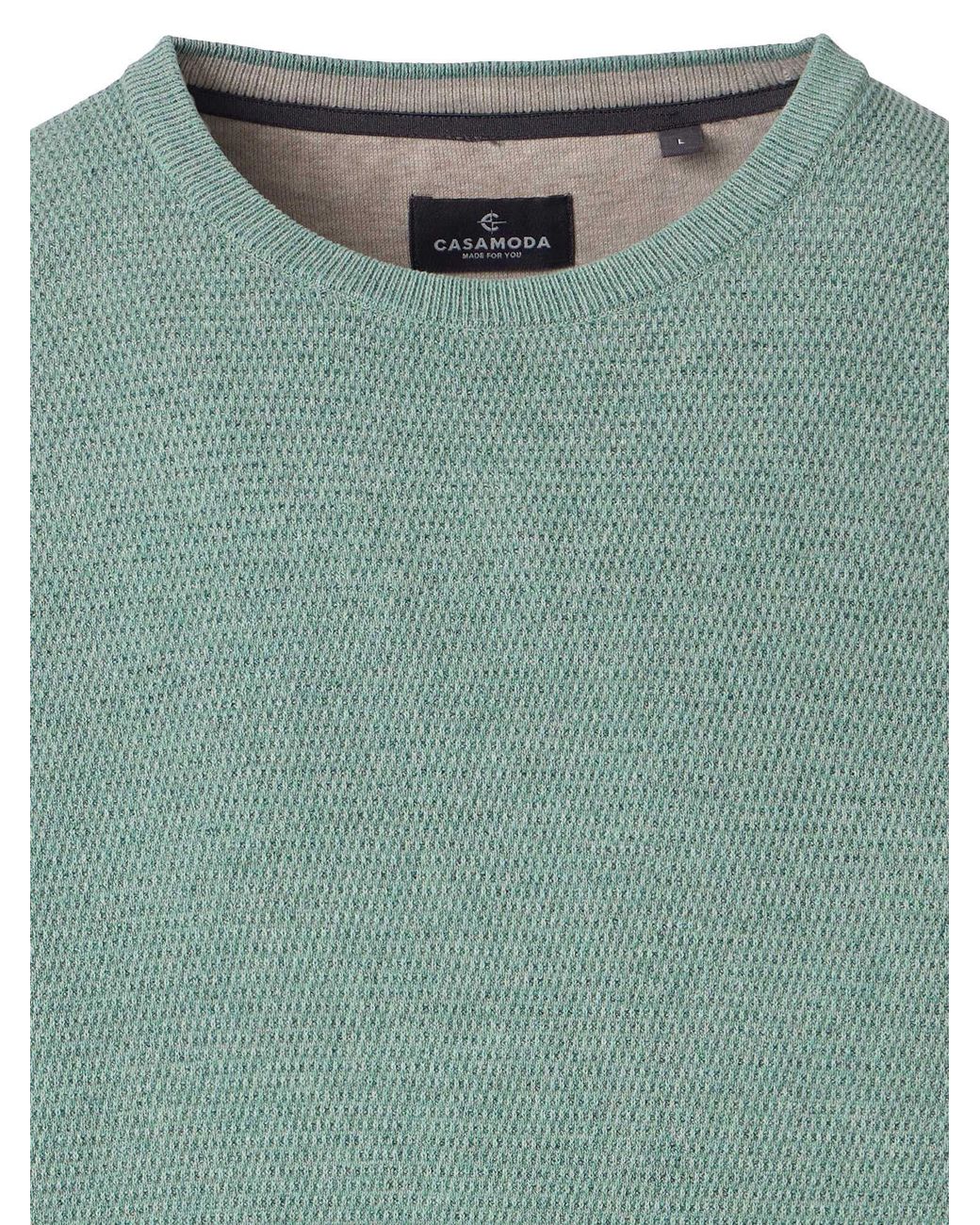CASA MODA Pullover Basic in Green für Herren