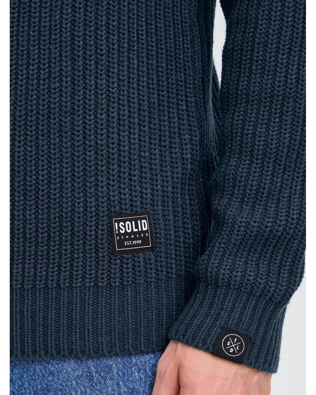 Solid Pullover Sdaron in Blue für Herren