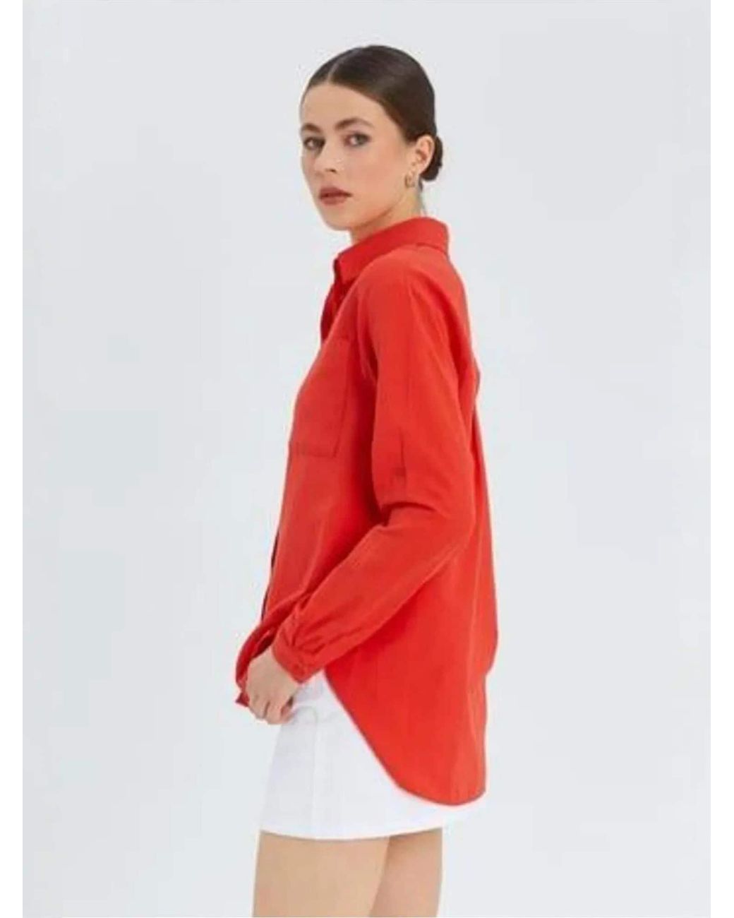 MixRay Red Bluse