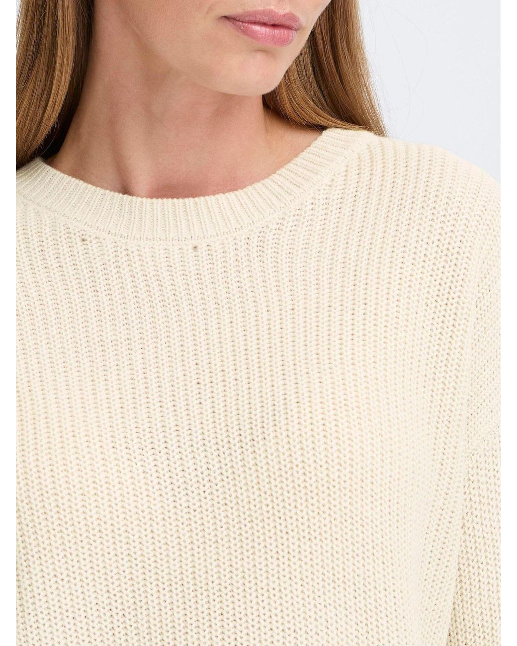 Oxmo White Strickpullover Oxfkimni