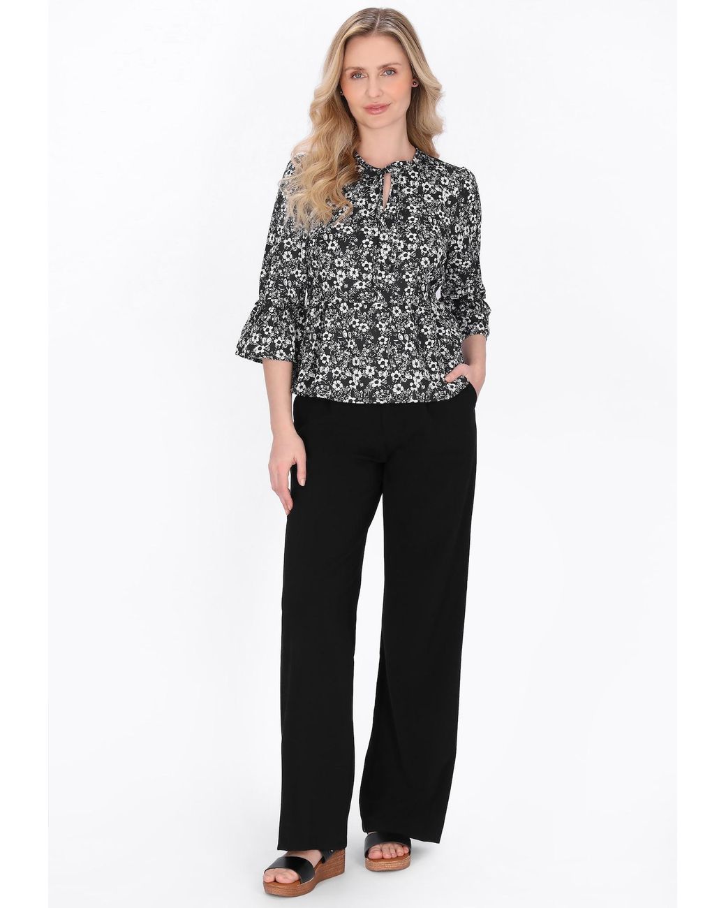 Usha Gray Bluse