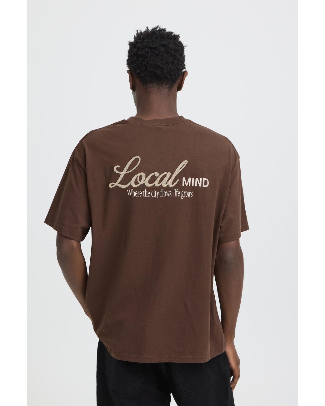Solid T-Shirt Sdwittle in Brown für Herren