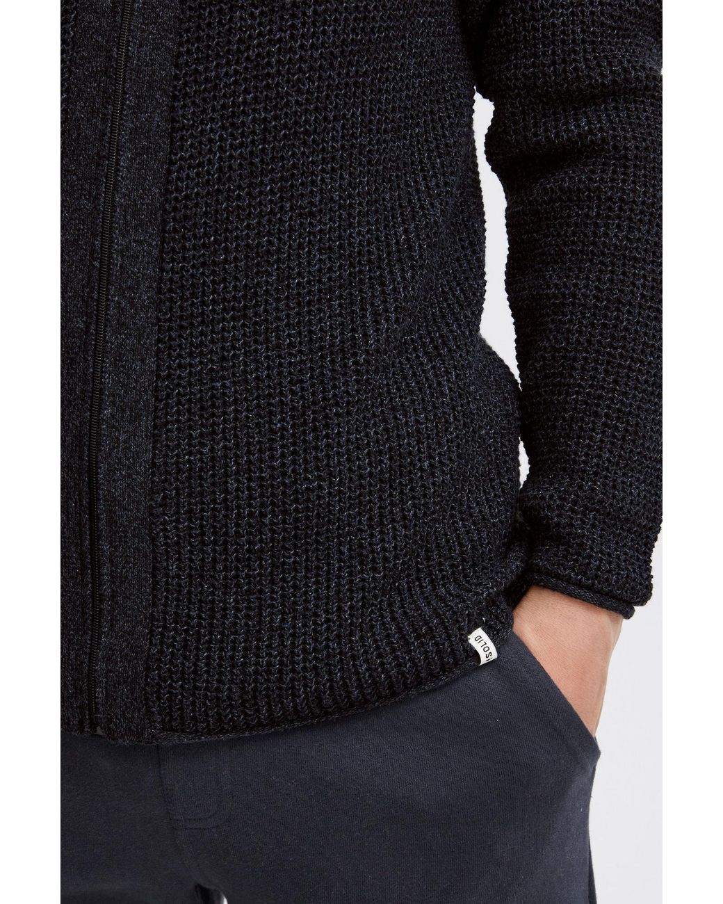 Solid Strickjacke Kotcha in Blue für Herren