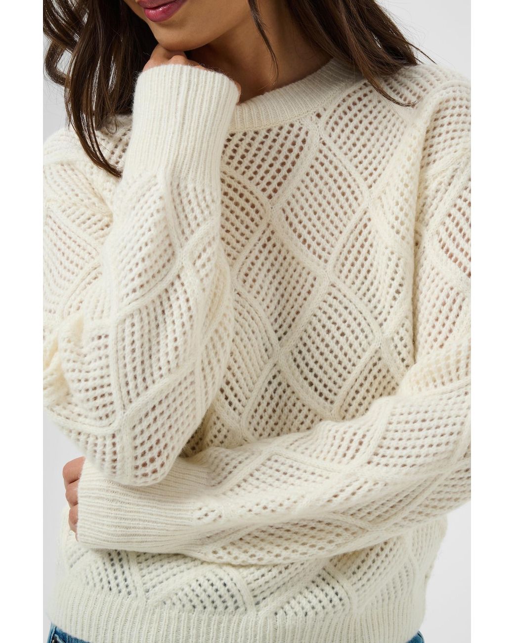 Kaffe White Pullover Georgia